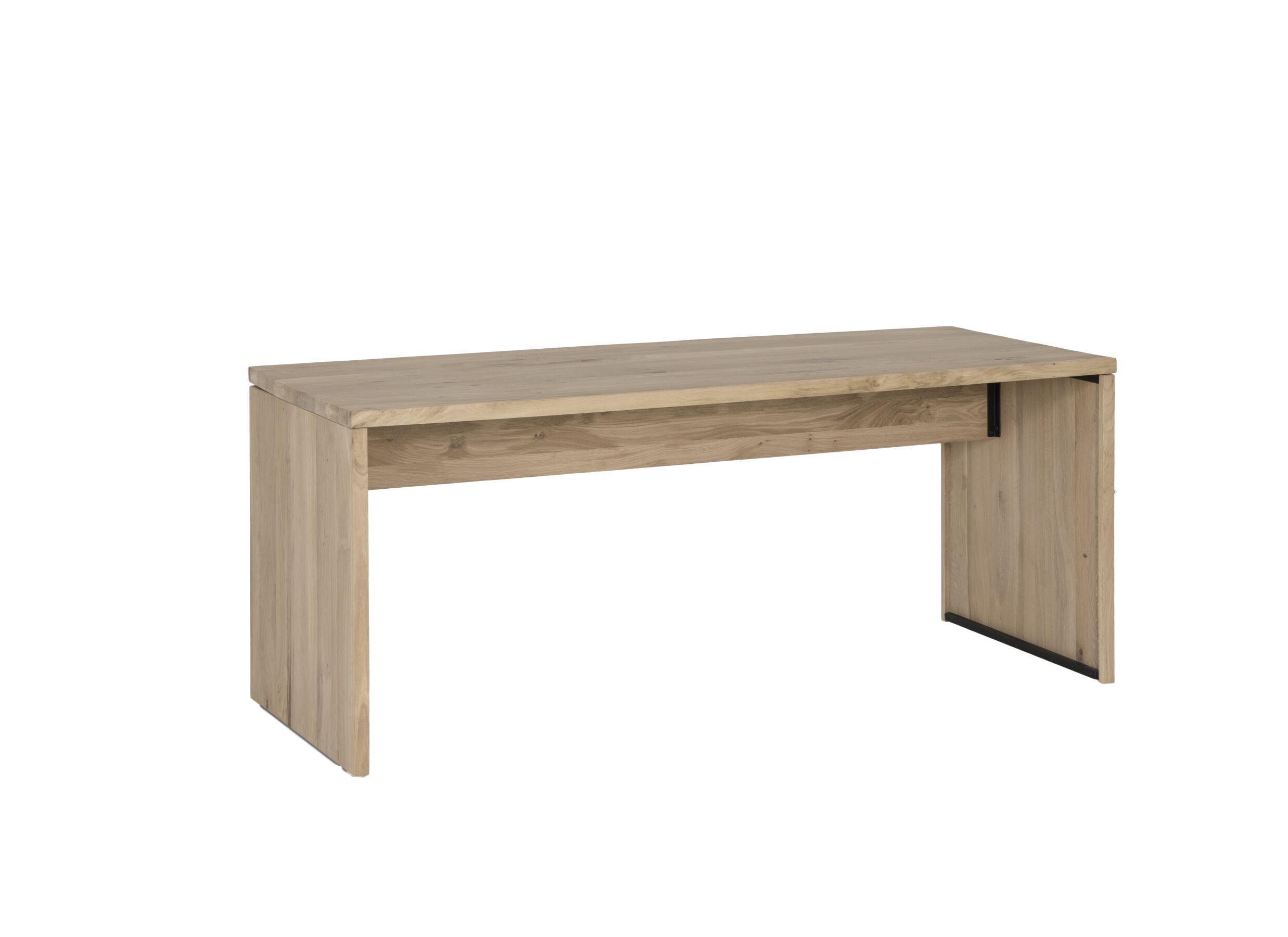 Bureau Yoda 180x80x76cm chêne massif - naturel