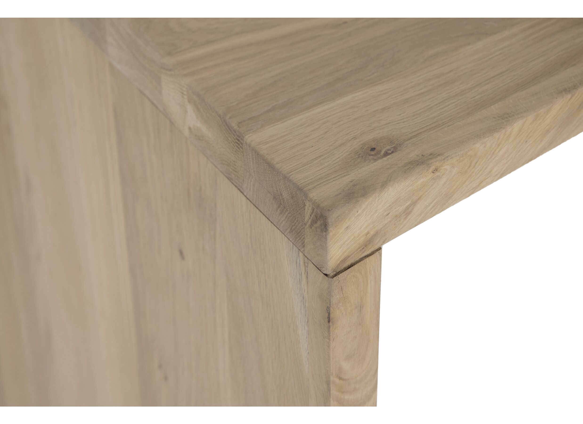 Bureau Yoda 160x80x76cm - chêne massif - naturel