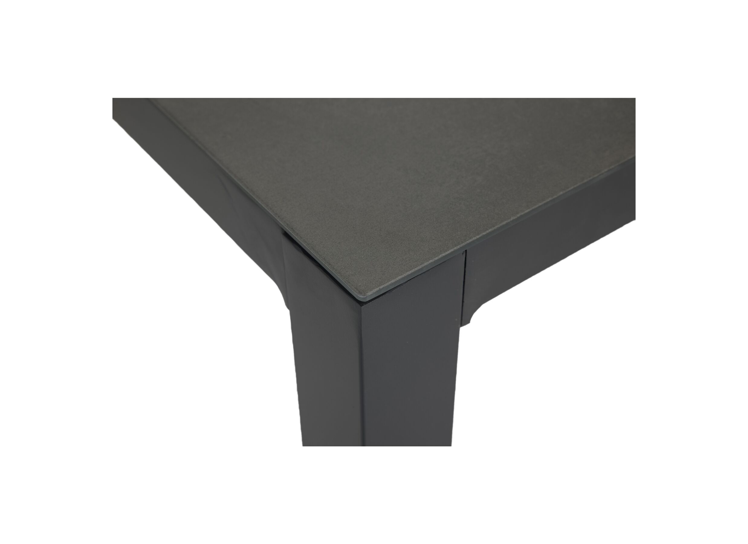 Detail - Table de jardin Breeze 200x90x74cm - aluminium - gris