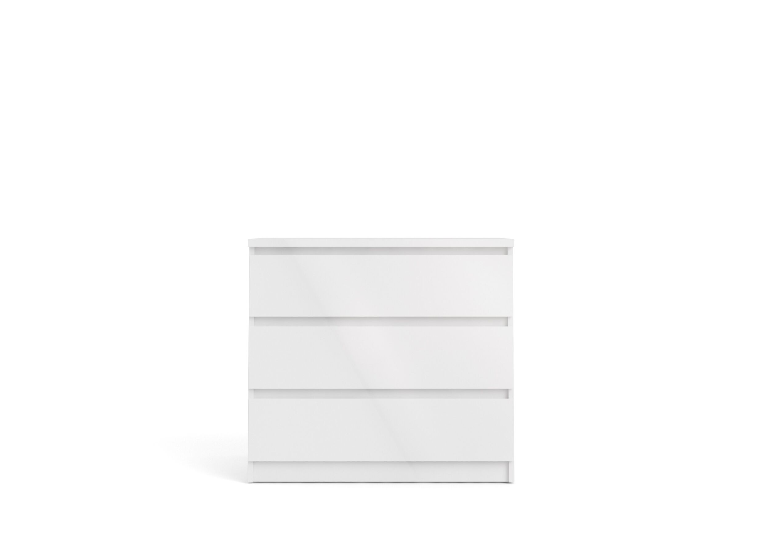 Commode Naia 77x50x71cm - MDF - blanc laqué