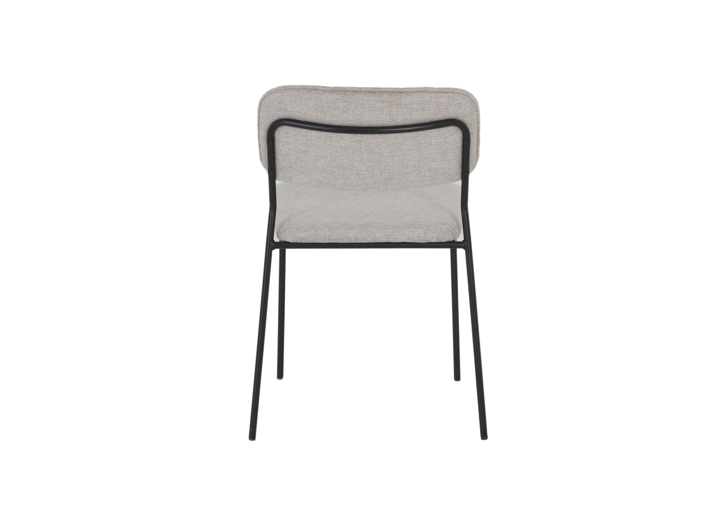 Overzichtsfoto - Stoel Epoca 46x54,5x85cm - stof - beige