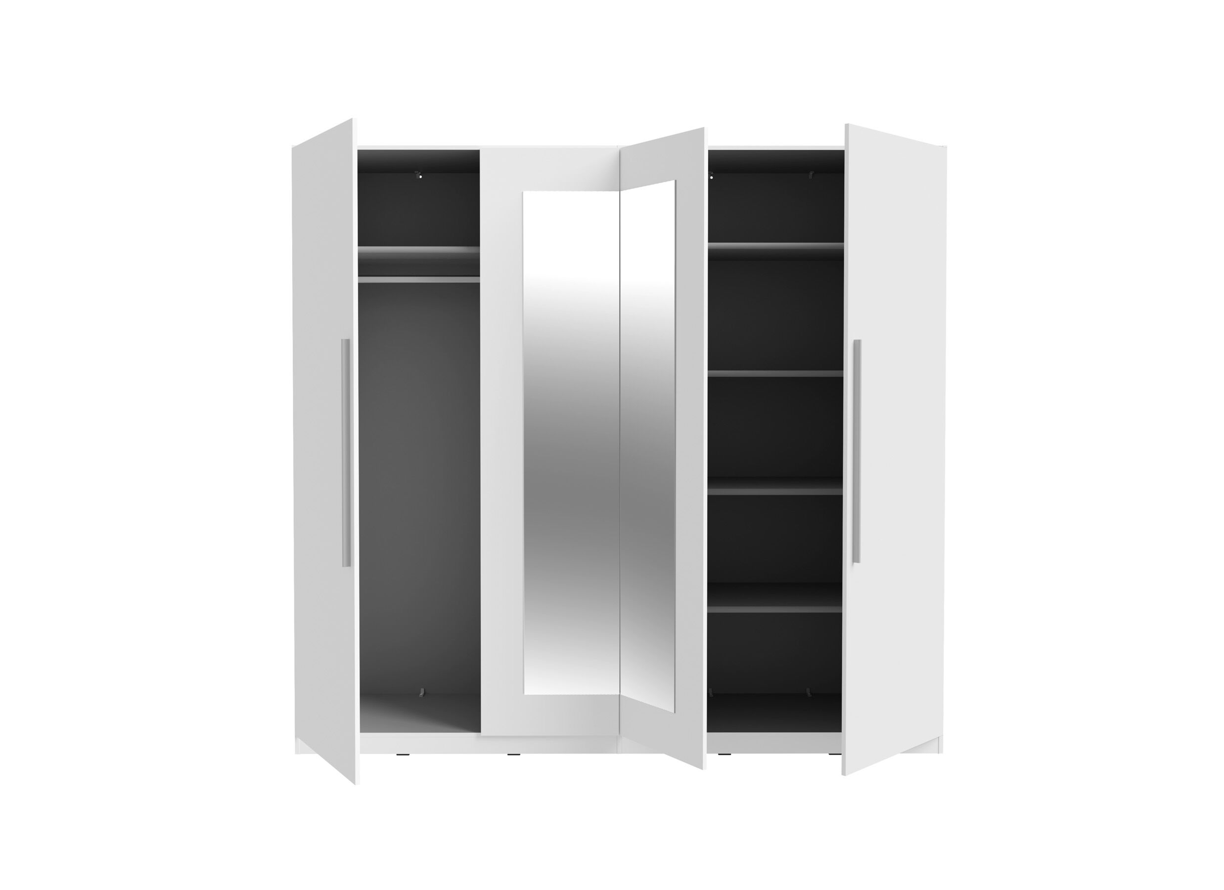 Disposition - Garde-robe Helen 228cm - décor - blanc