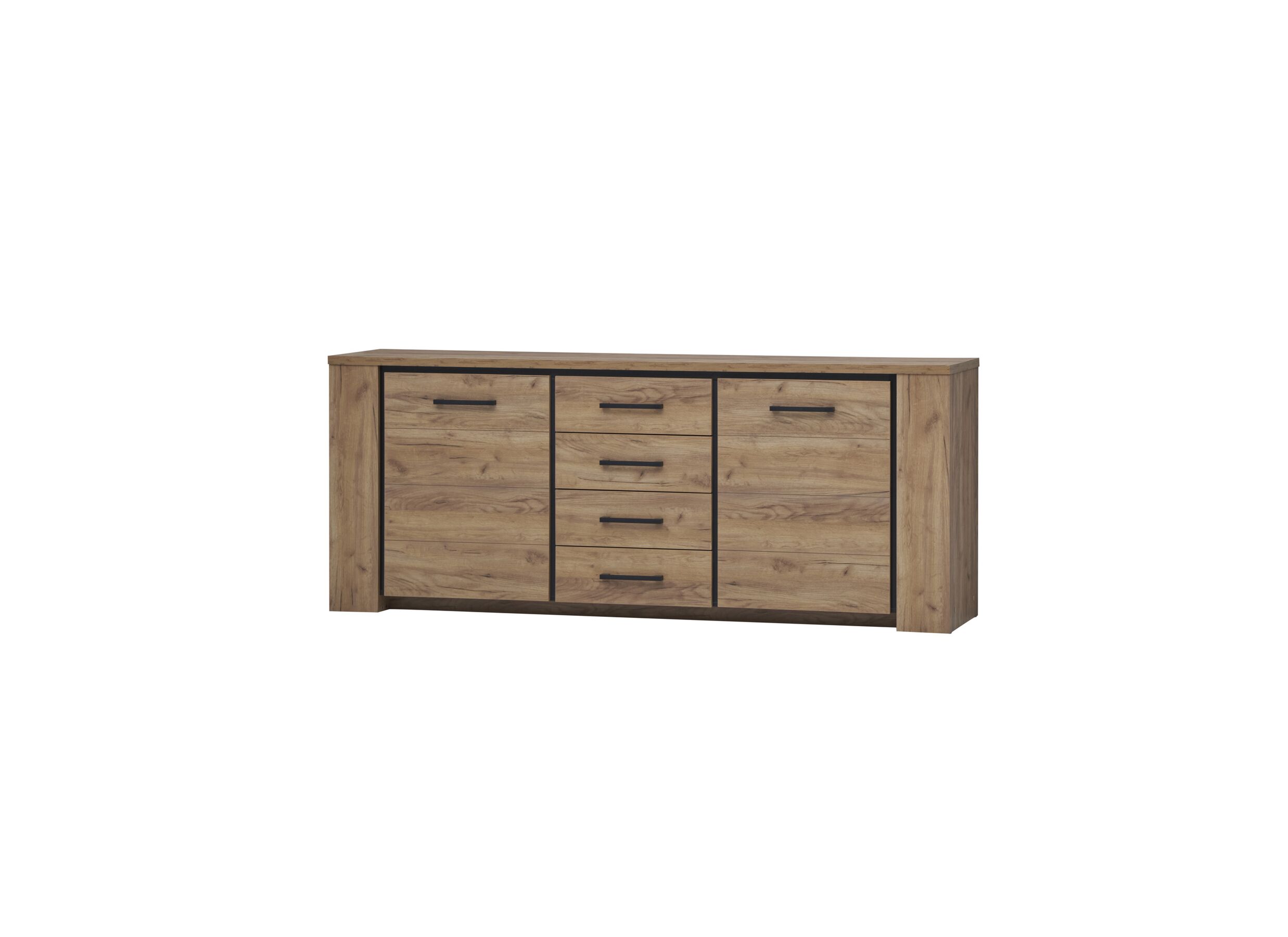 Buffet Elio 220cm - Buffet Elio 220cm - melamine - French oak