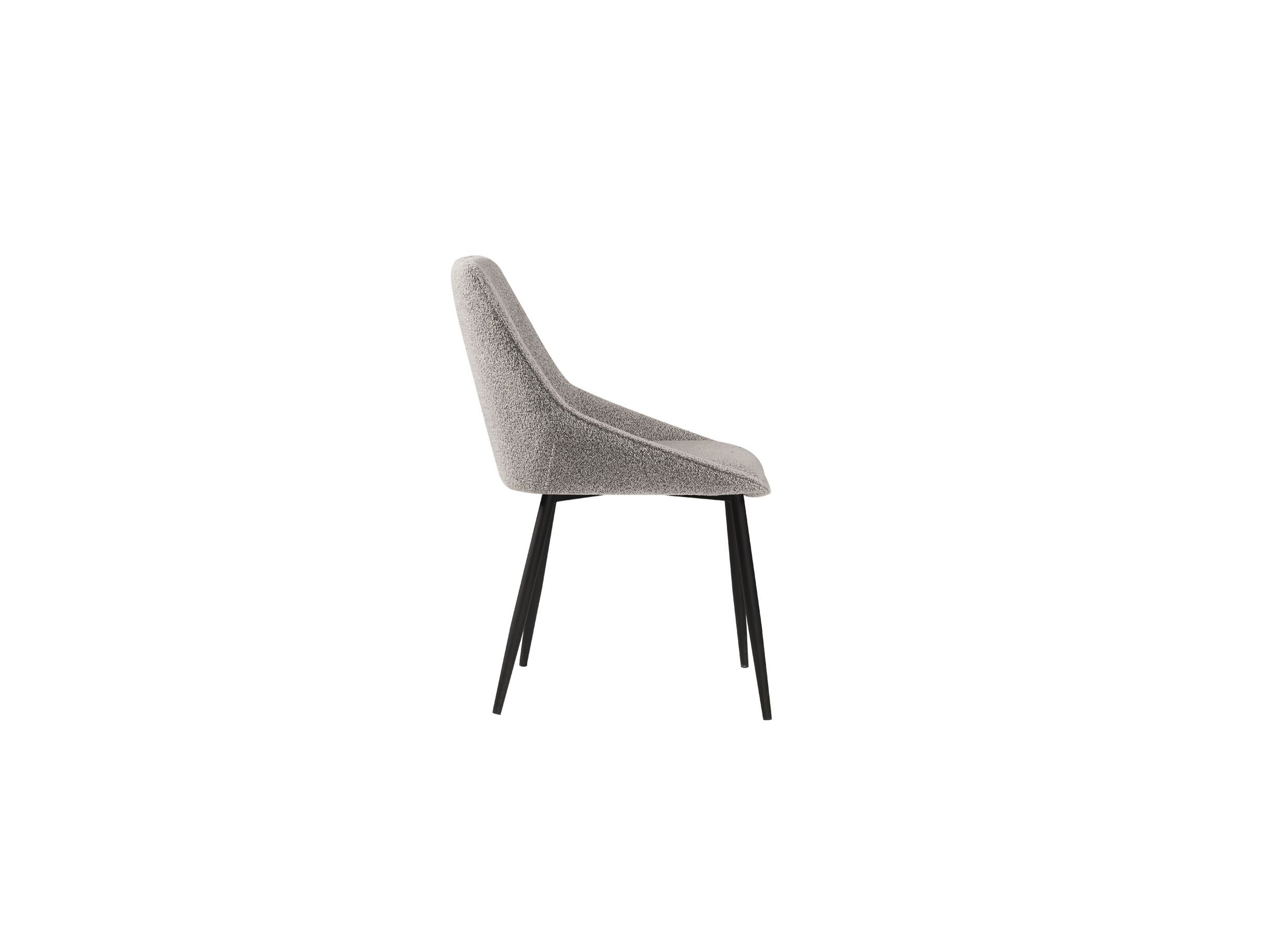 Stoel Figo 50x47x87cm - stof - grijs