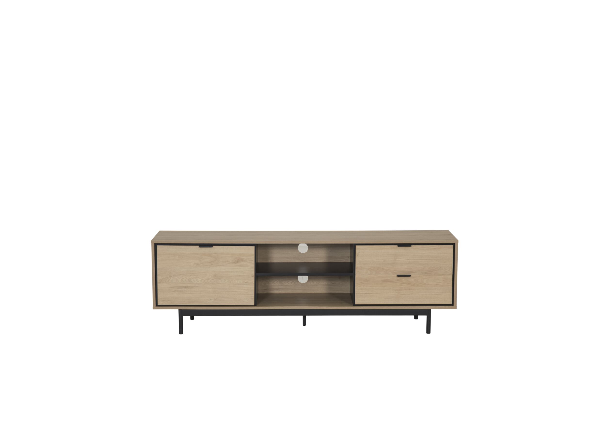 Overzichtsfoto - Tv-meubel Token 180cm - decor - eik
