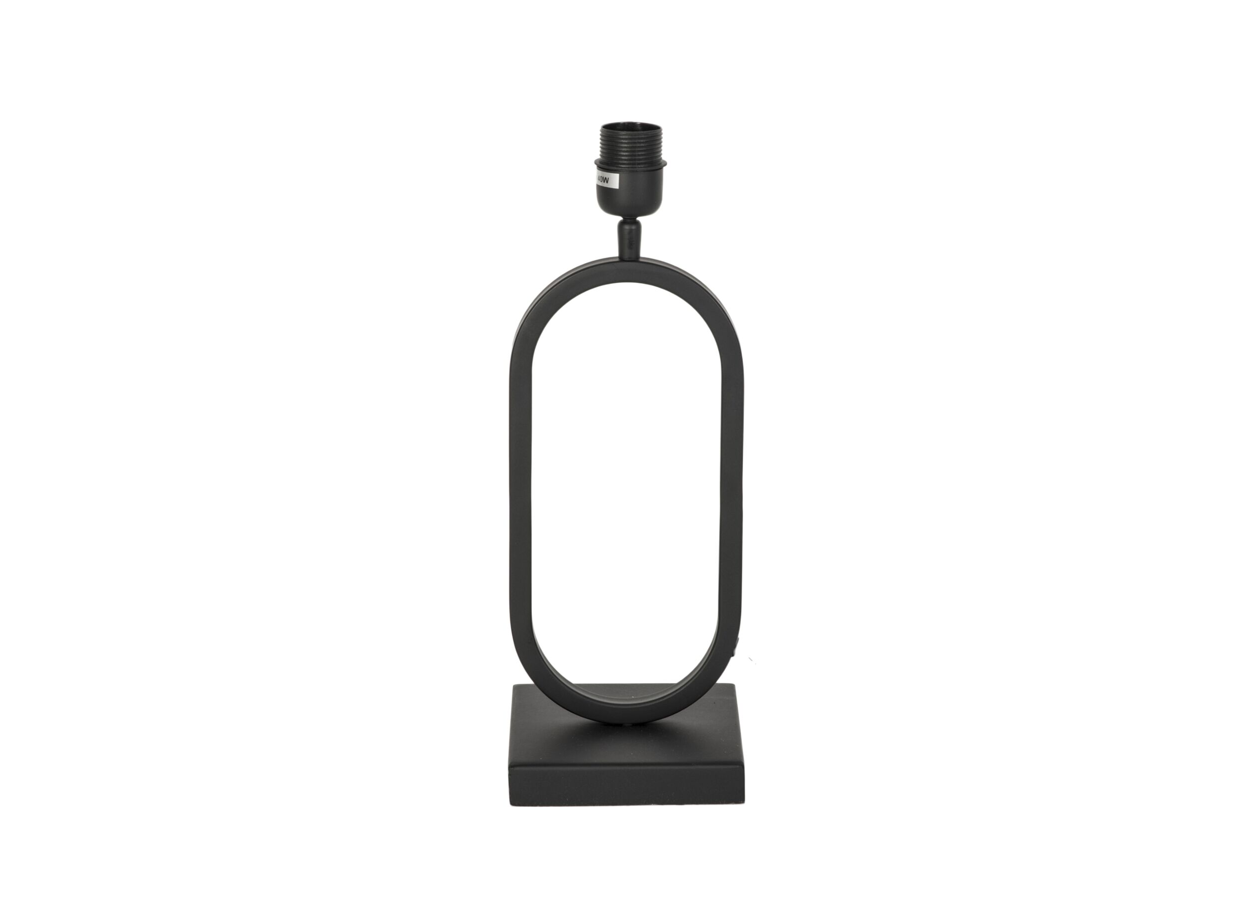 Aperçu - Lampe de table Rico E27 H40cm - métal - noir