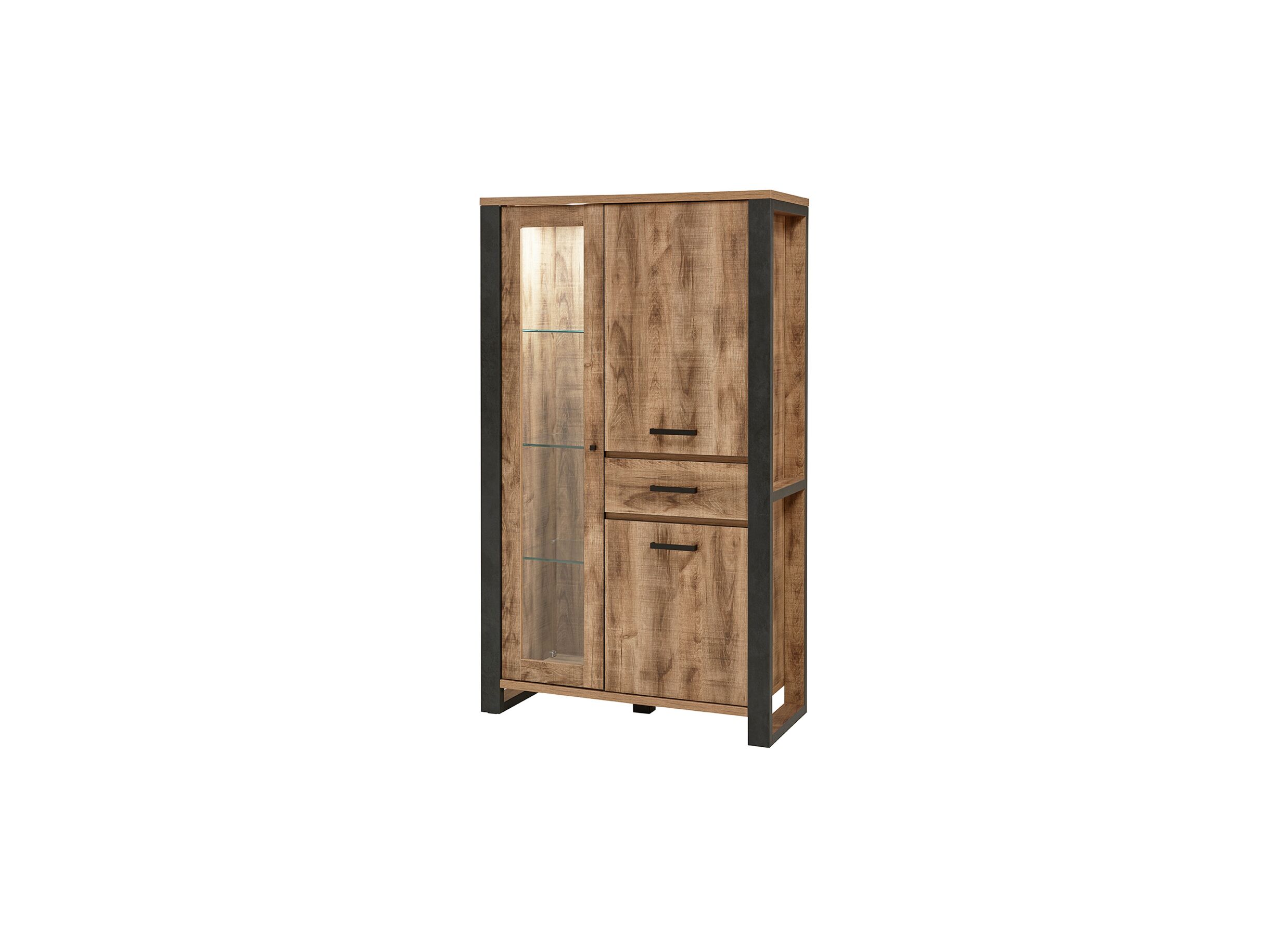 Vitrine 114cm - Vitrine 114cm - décor - marron/noir