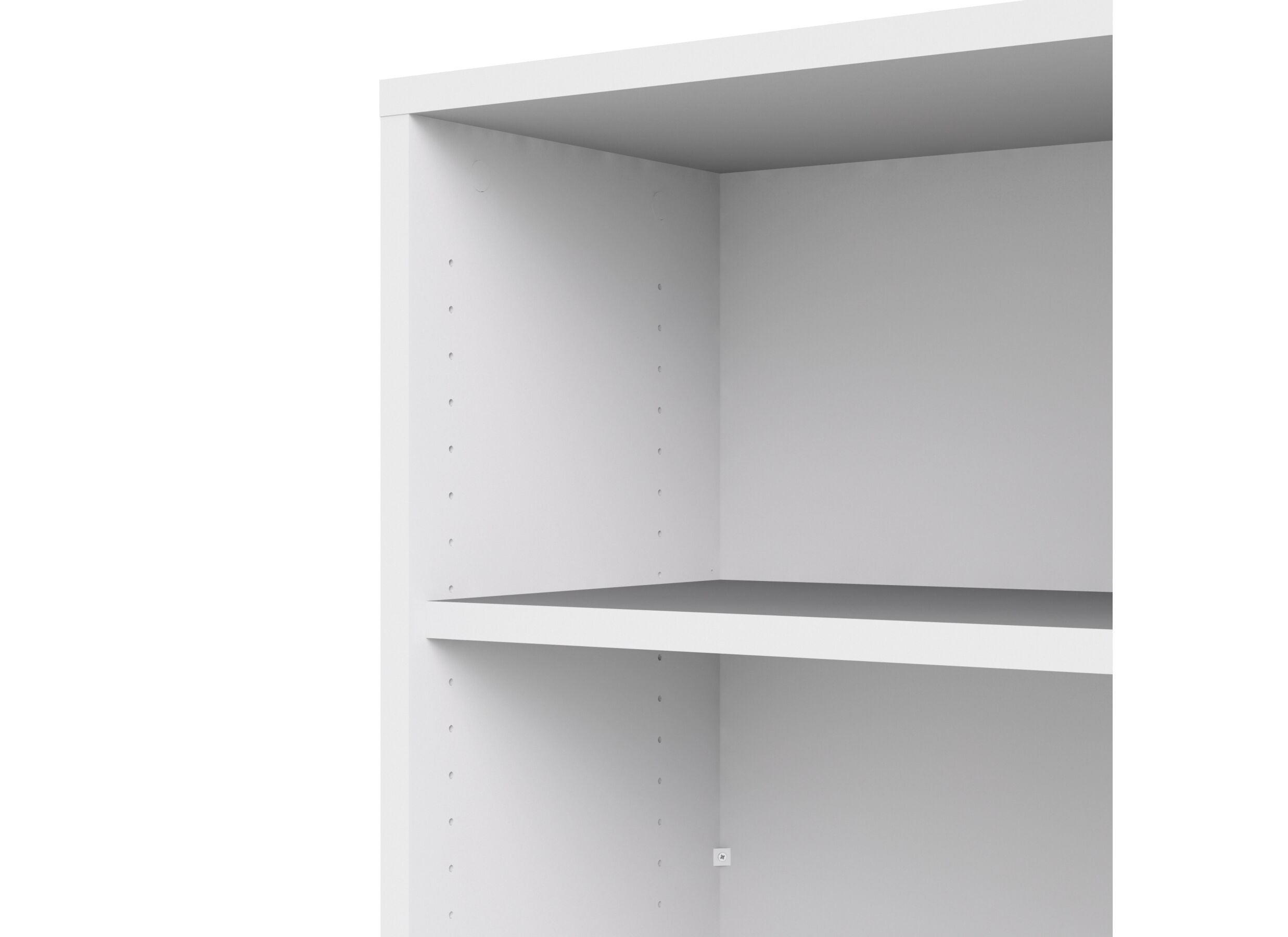Boekenrek Prima 89x40x113cm - melamine - wit