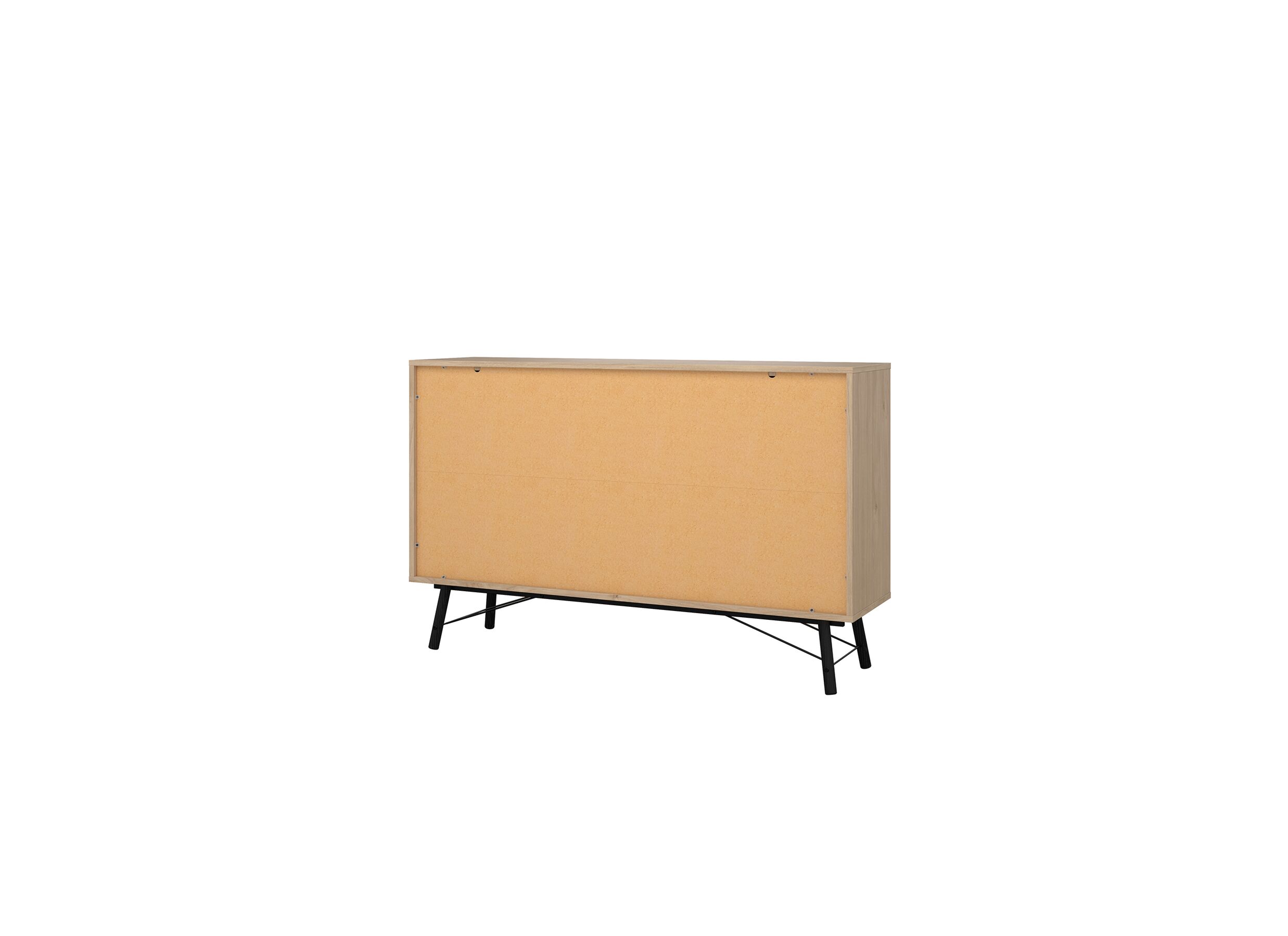 Ladekast Ry 151x41x95cm - decor - bruin/zwart