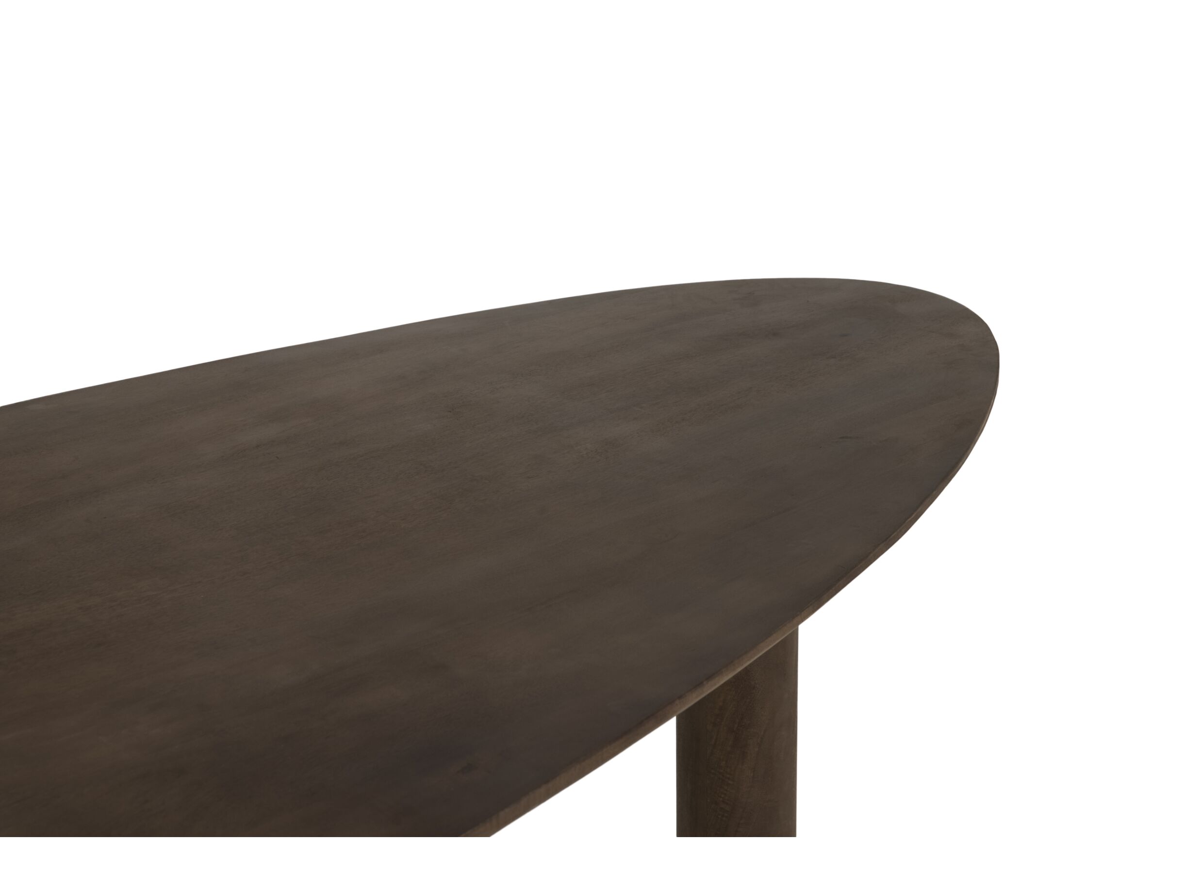 Detail - Table Diaz 240x110cm - mangue massif - brun