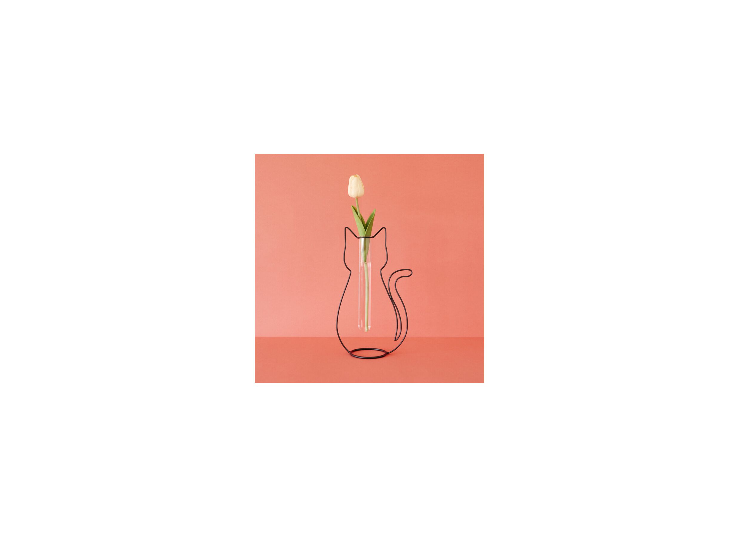 Foto ambiance - Vase Cat Silhouette H34cm