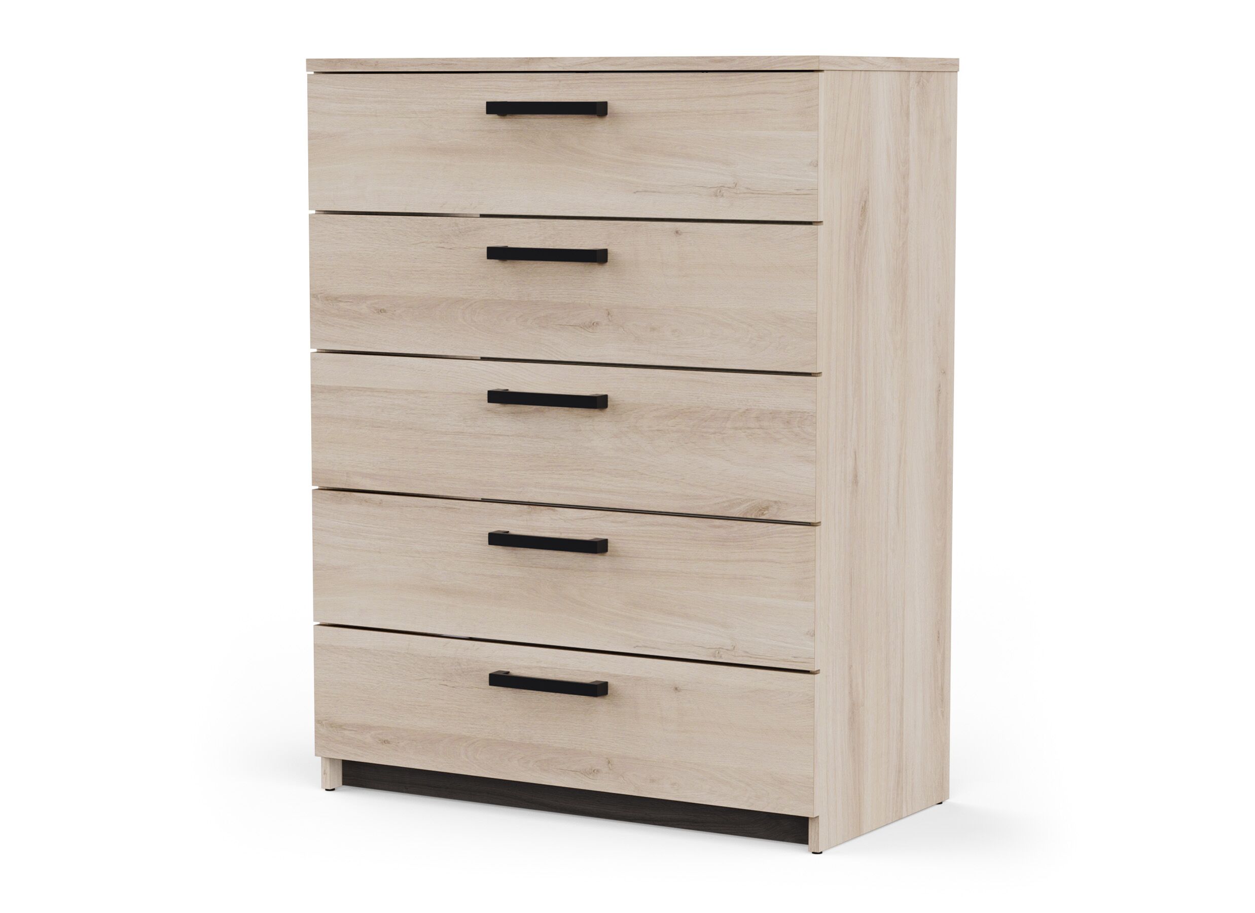 Aperçu - Commode Watson Coffre Watson 80x41x103cm - décor - chêne kronberg/chêne waterford