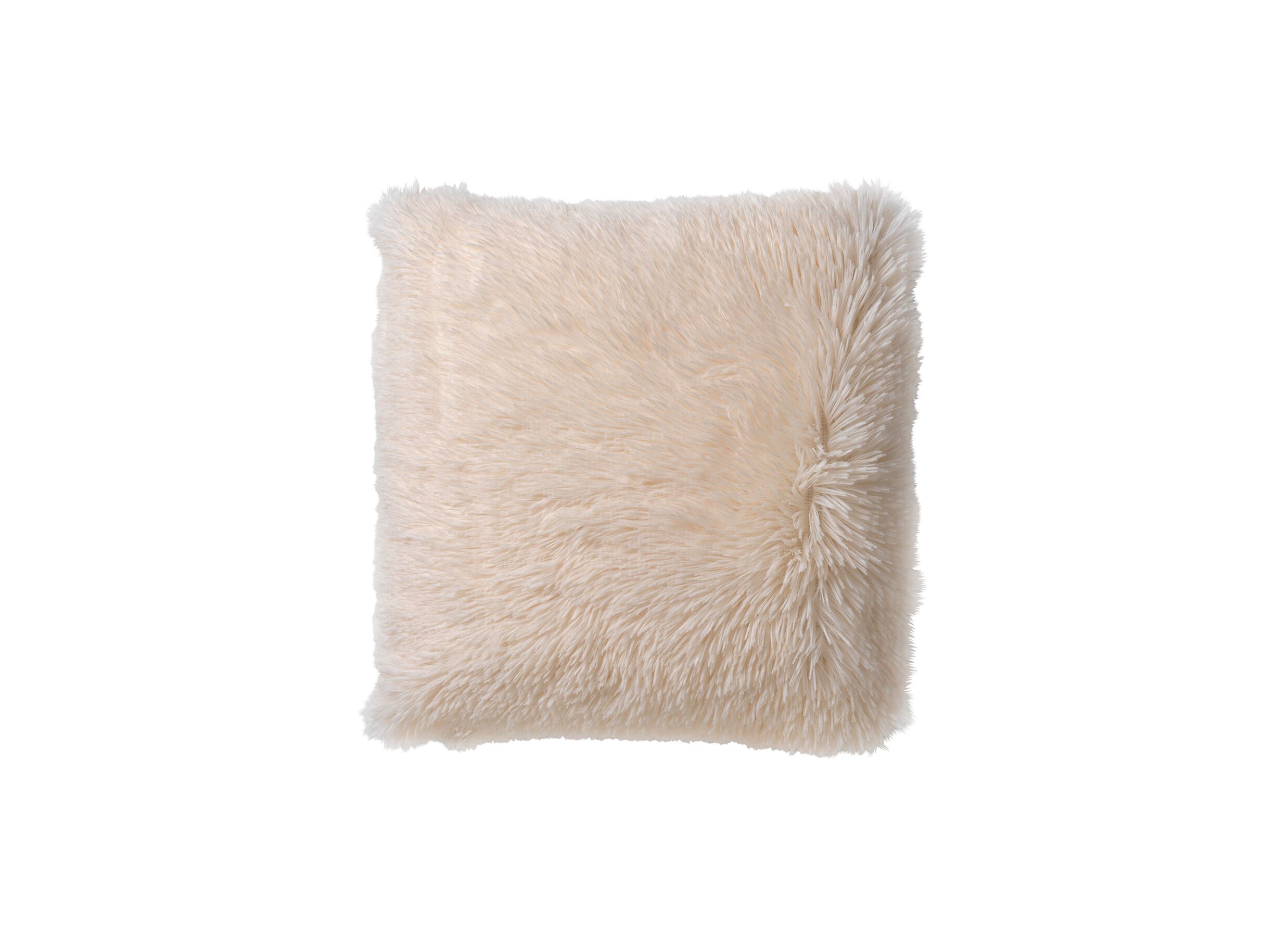 Coussin Fluffy 60x60cm snow white - Coussin Fluffy 60x60cm - tissu - snow white