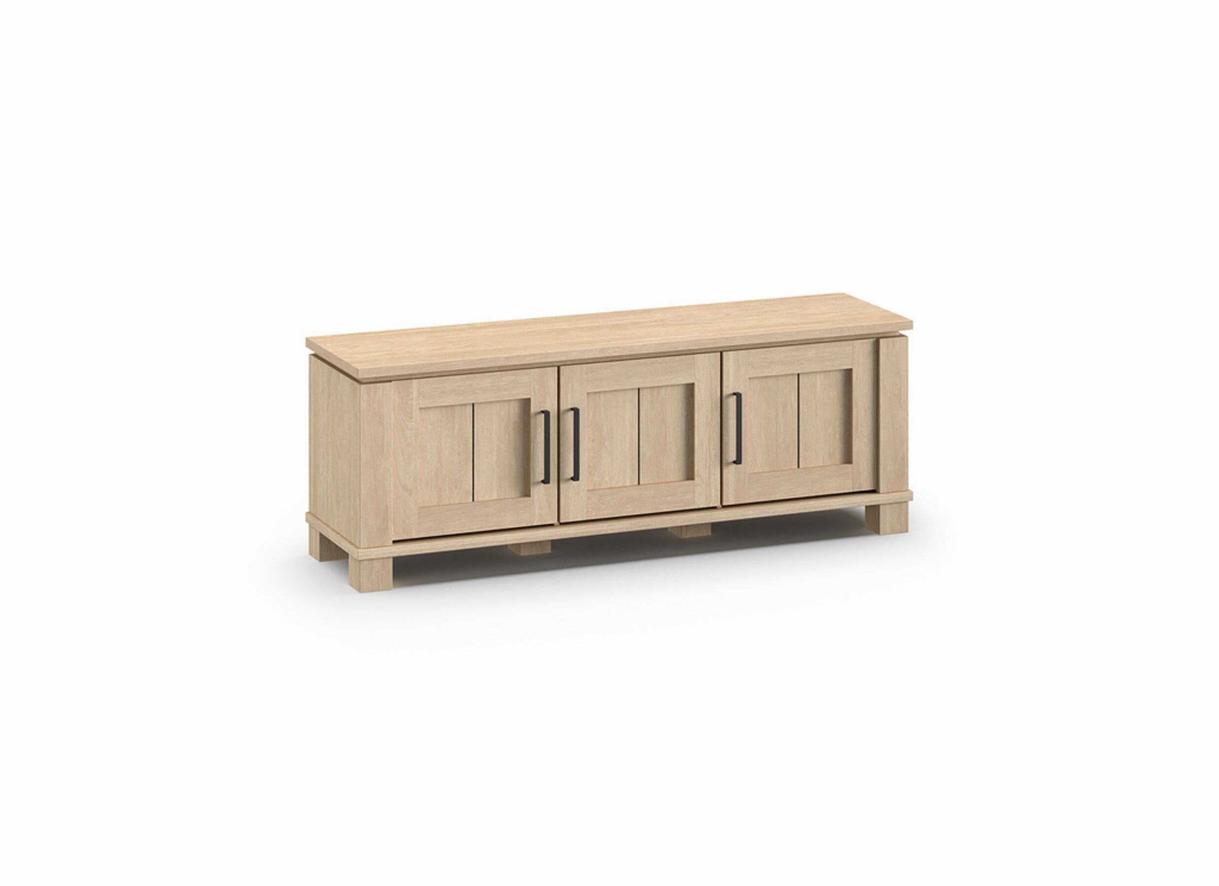 Plus Important - Meuble TV Alba 162cm - décor - sand oak nature