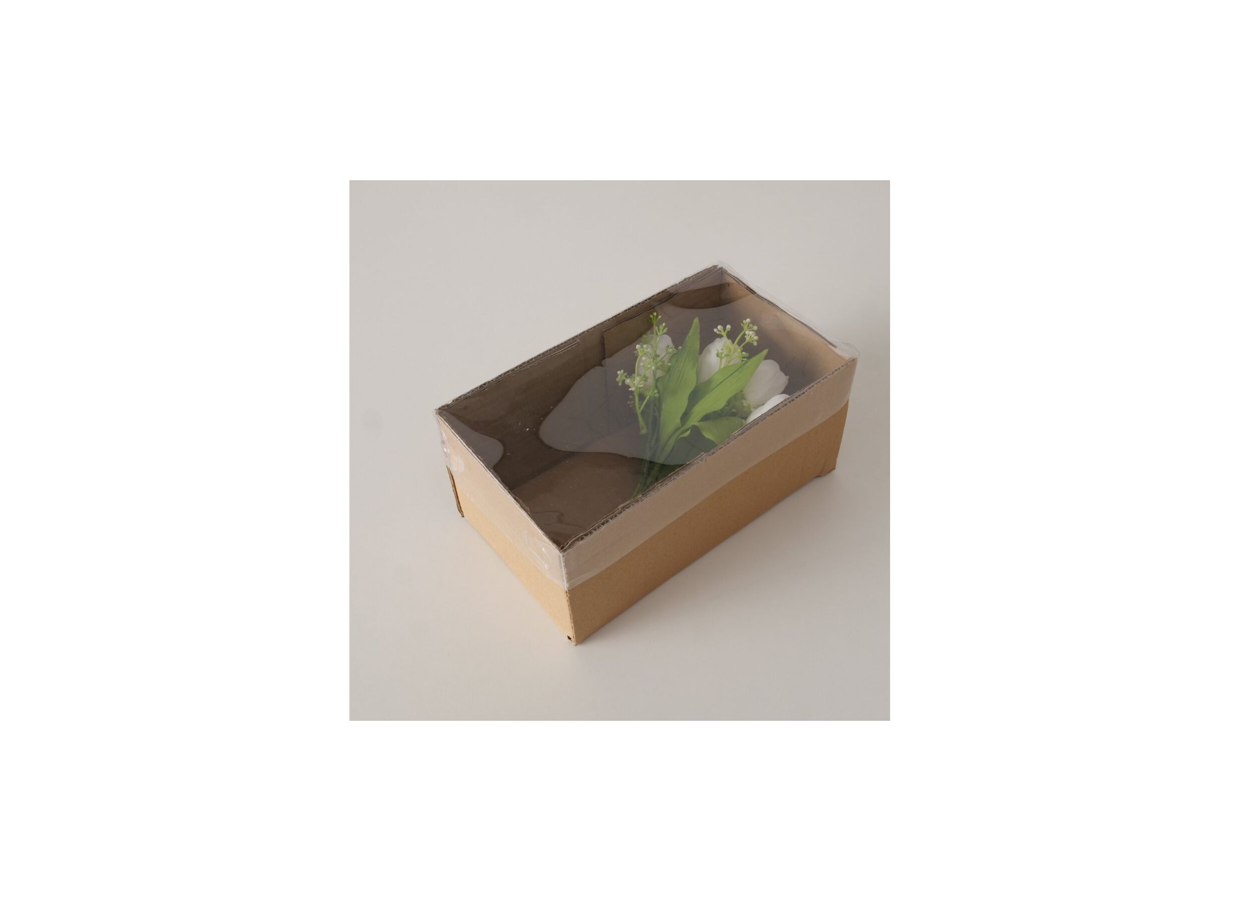 Overzichtsfoto - Kunstbloem Fanny H25cm - kunststof - groen/wit