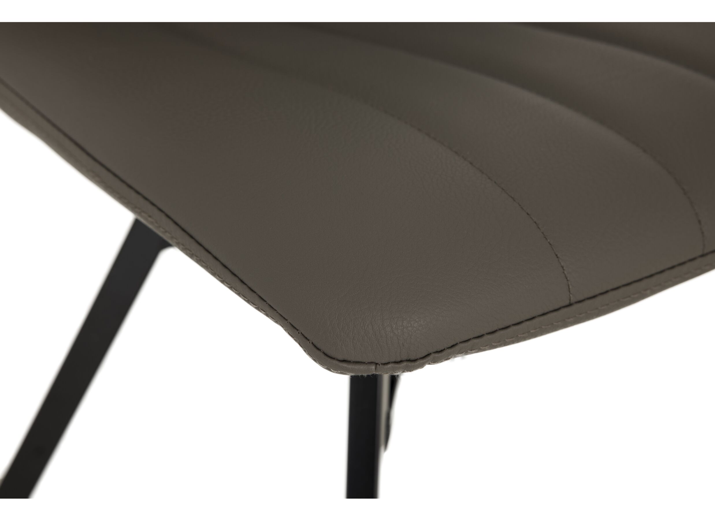 Detail - Chaise S190 45,5x56x87,5cm - similicuir - cappucino