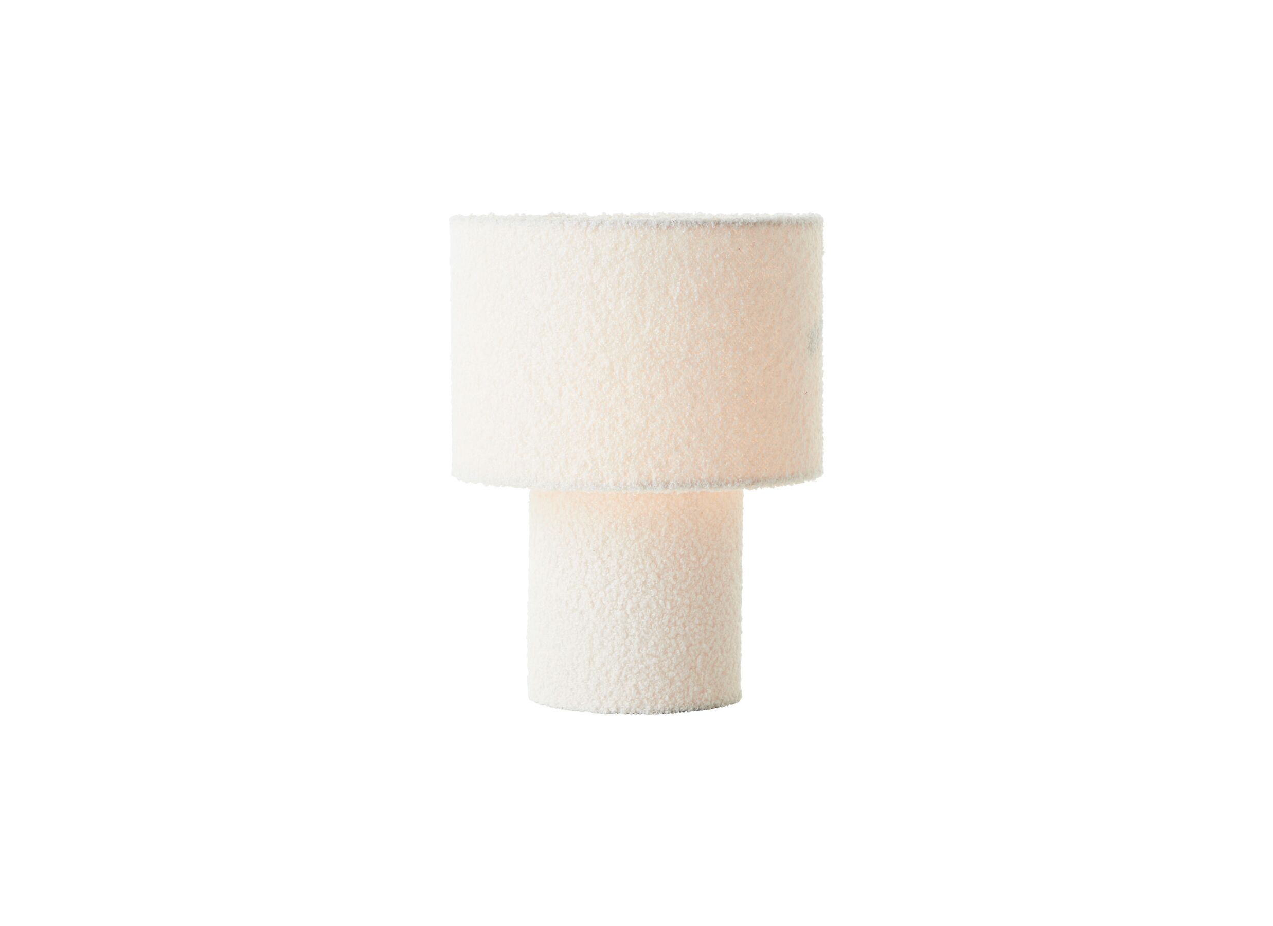 Plus Important - Lampe de table Teddy E27 H30cm - métal/tissu - beige