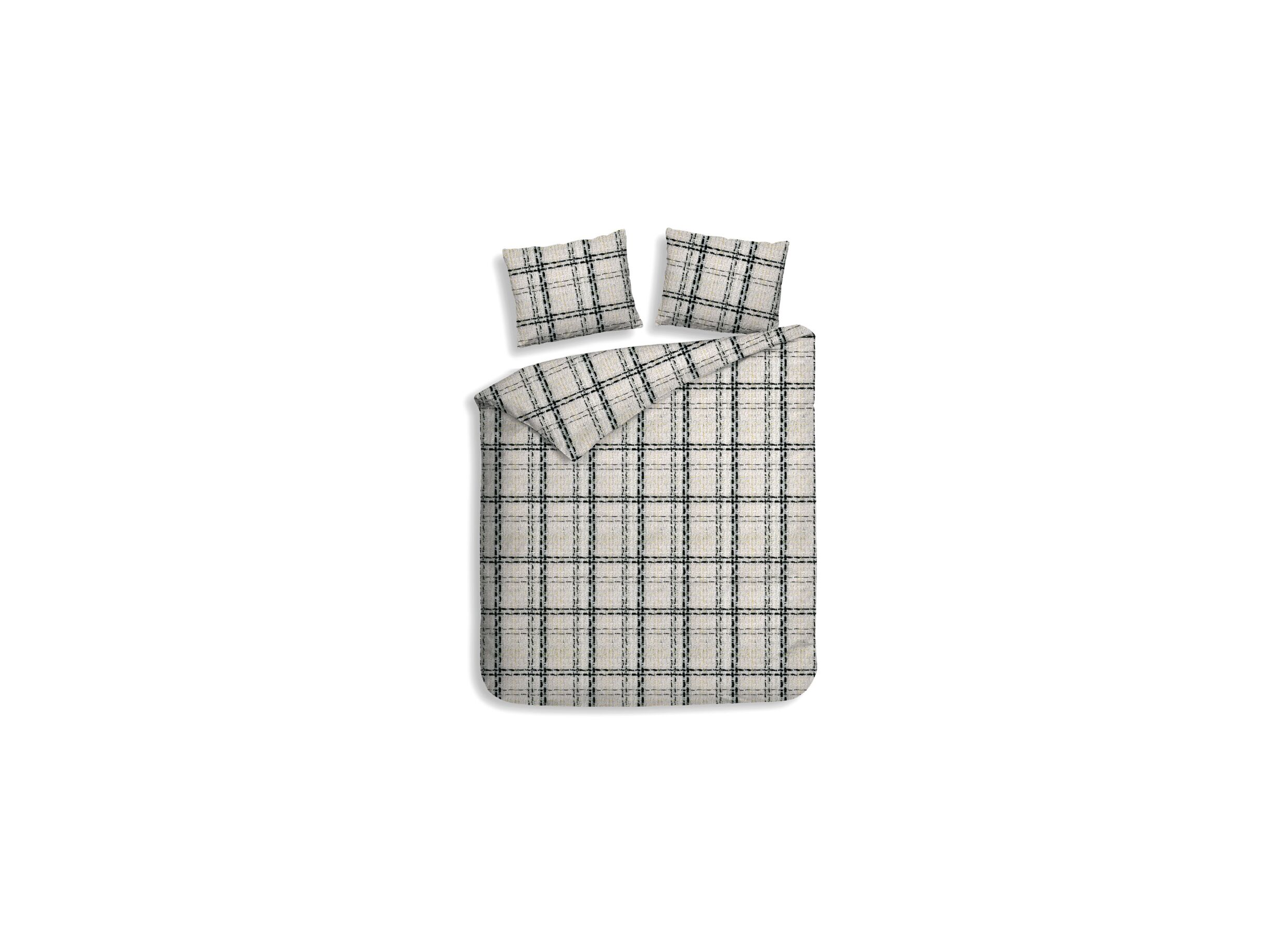 Plus Important - Housse de couette Enio 240x220cm - flanelle - multicolore