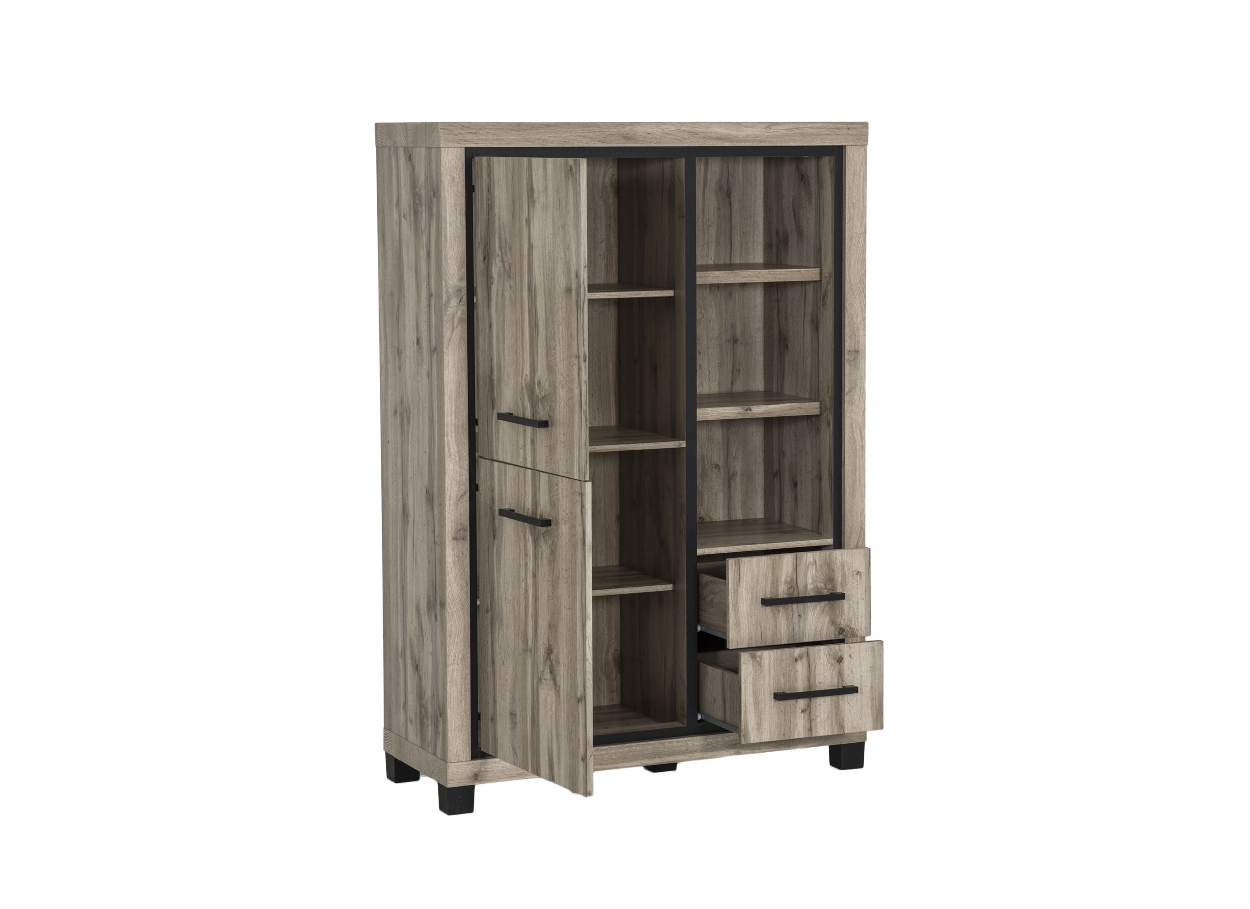 Disposition - Meuble Bar Elegance 114cm - décor - canada oak