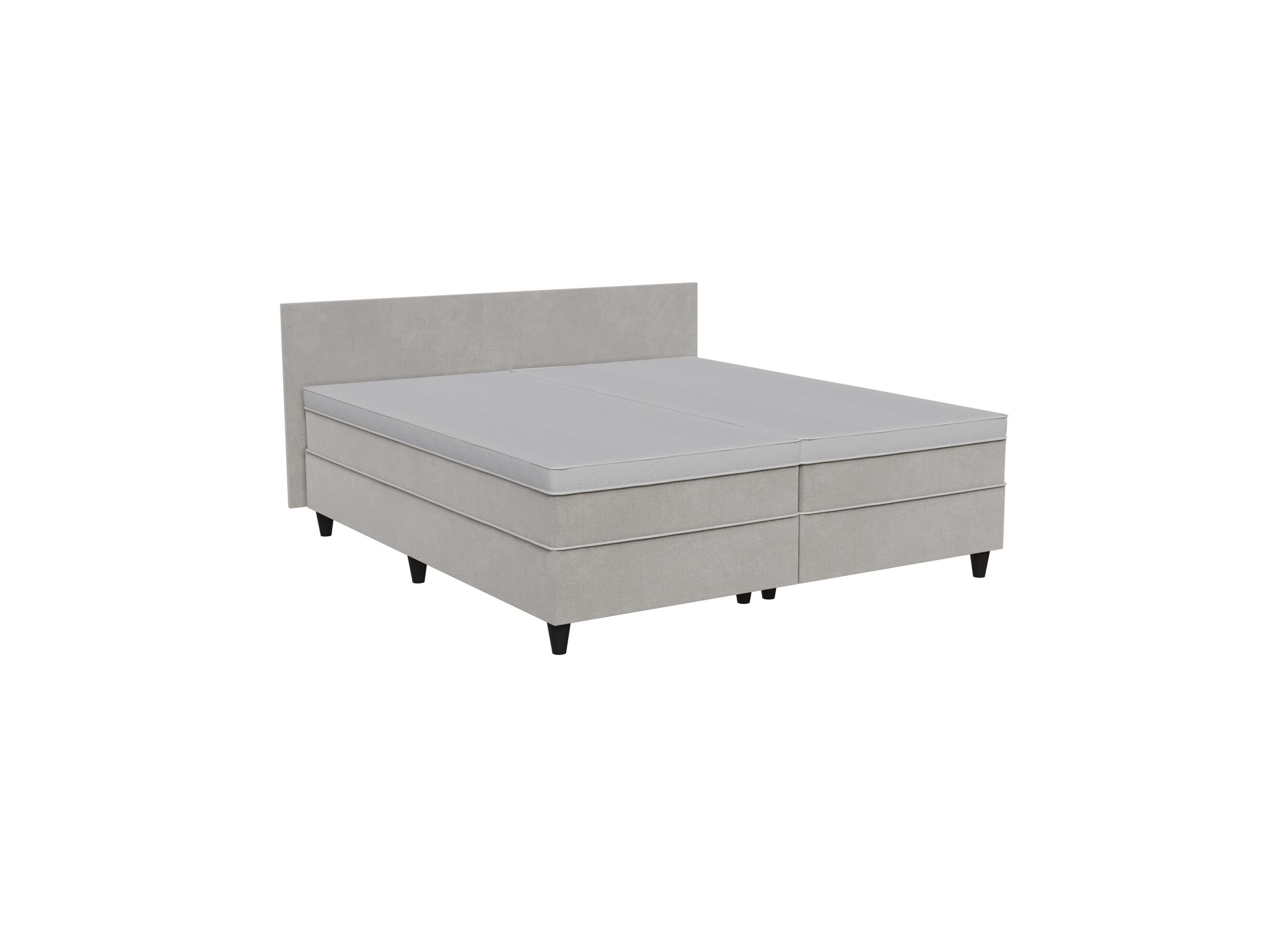 Bedbox BOX53 180x200cm - stof - taupe - Lit box BOX53 180x200cm - tissu - taupe