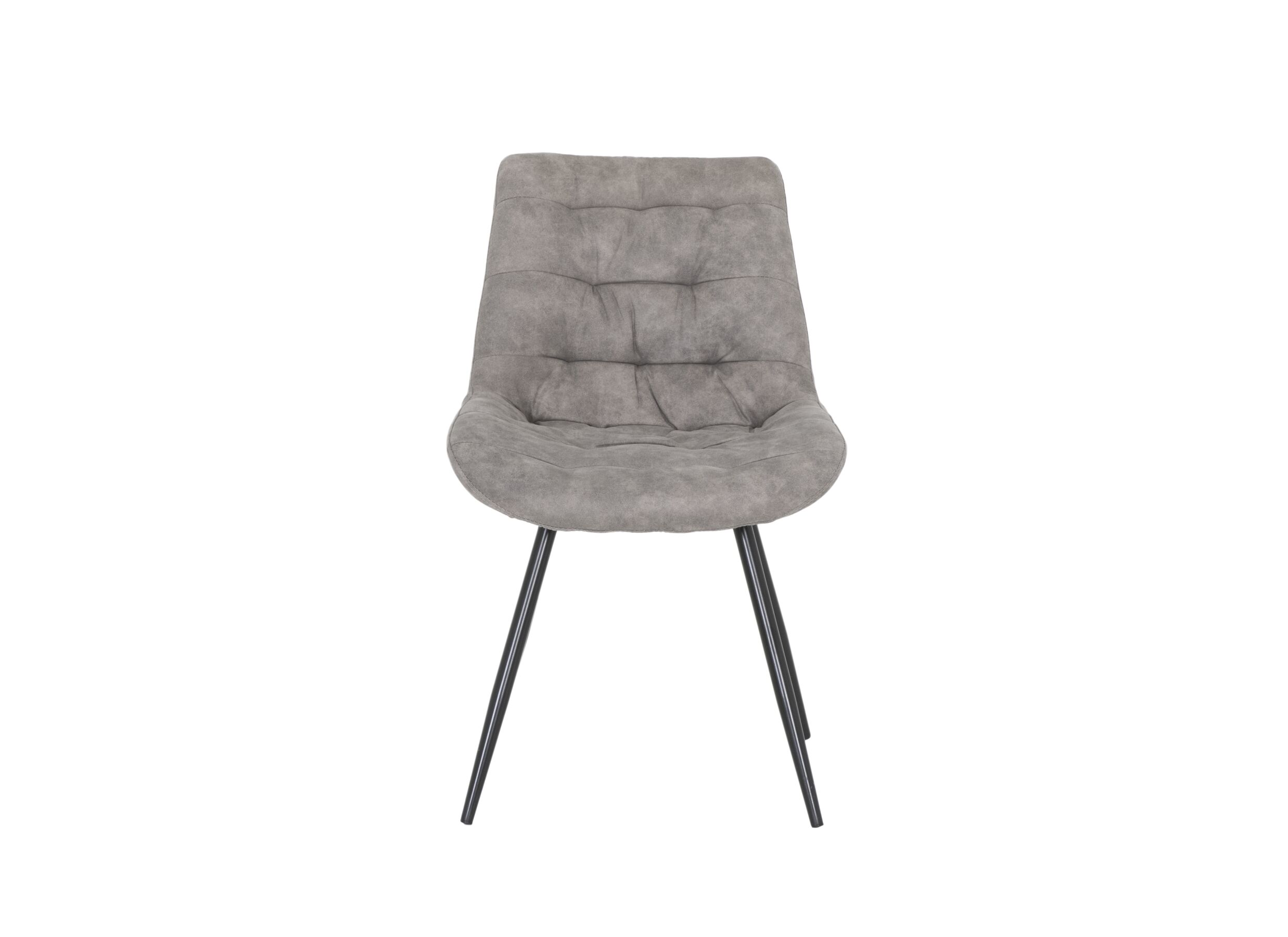 Stoel Driss 51x53x80cm - stof - grijs