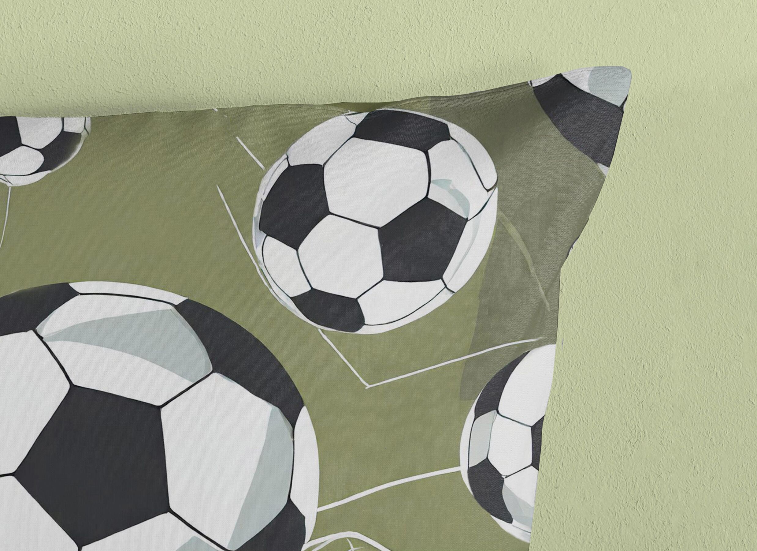 Detail - Housse de couette Daan 140x220cm - microvezel - vert