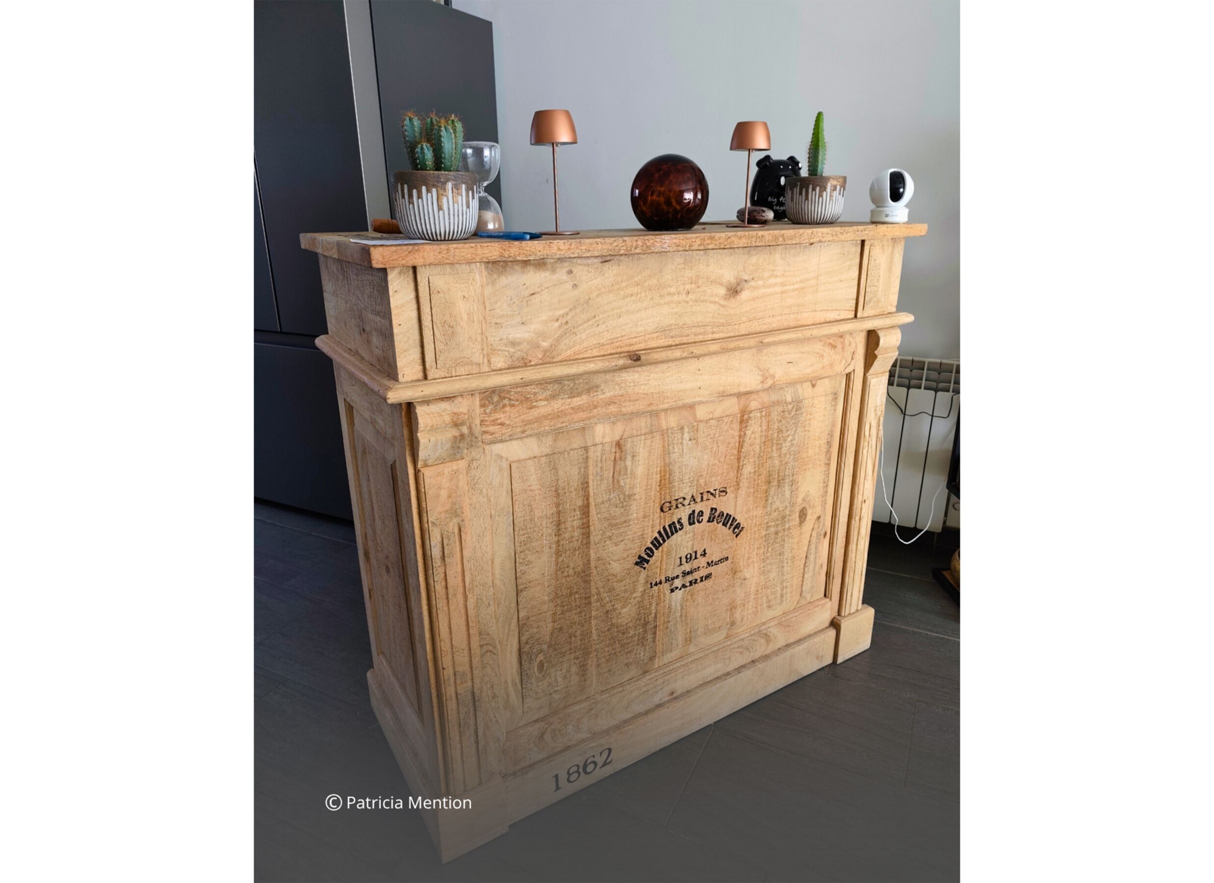 Sfeerfoto - Barkast Djinn 120cm - mango massief - naturel