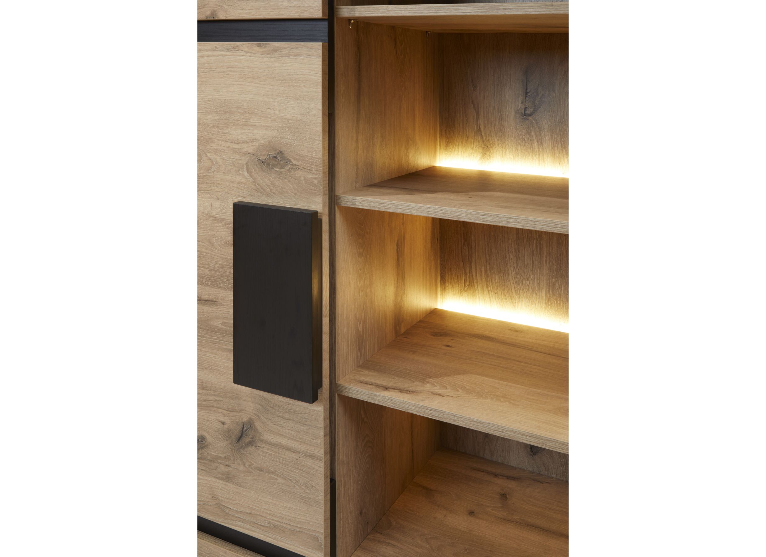 Detail - Vitrine Sanmarino 120cm - mélamine - canyon oak