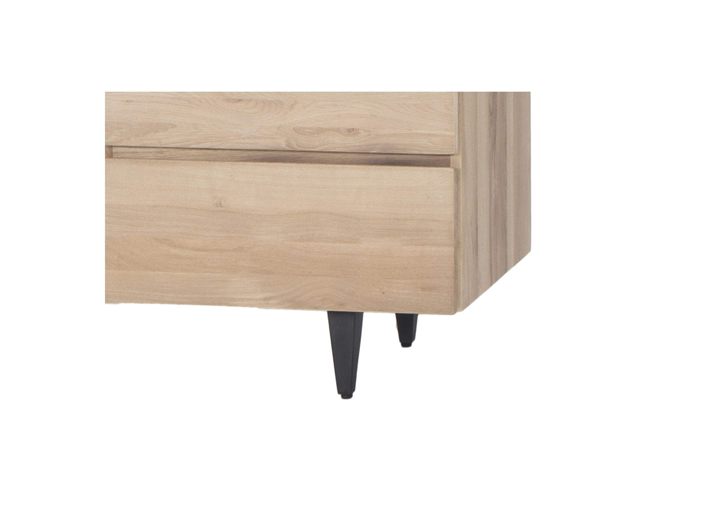 Meuble Bar Palacio 125cm - chêne massif/décor - naturel