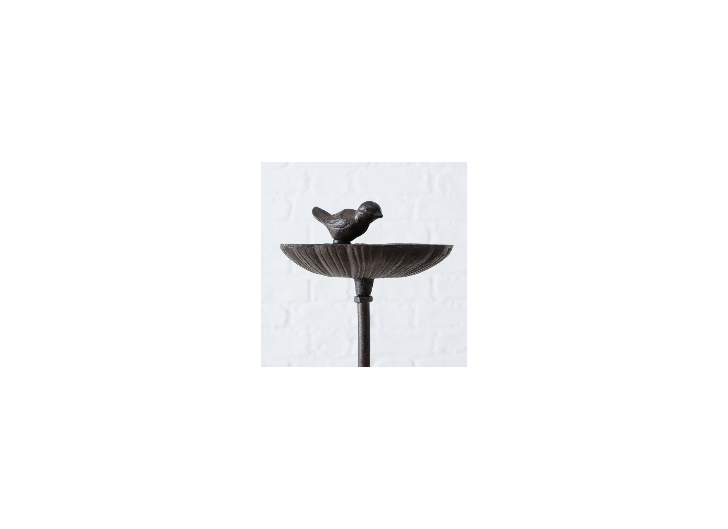 Aperçu - Bain d'oiseaux Karla brun rouille