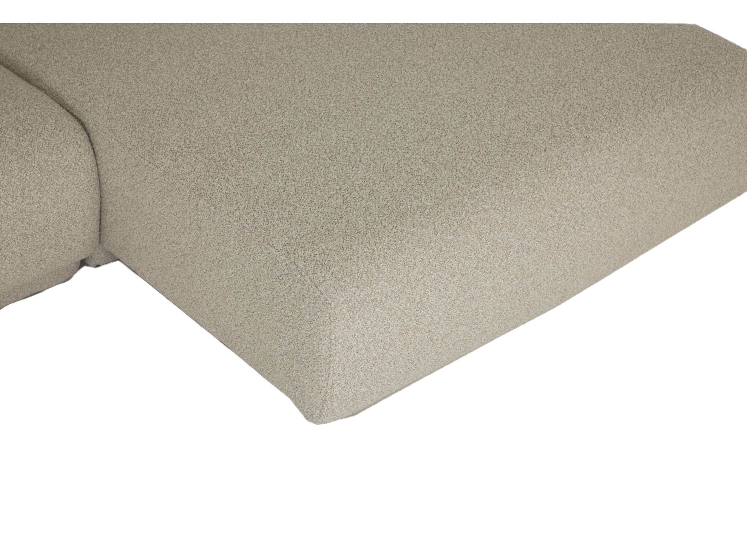 Detailfoto - Hoeksalon Valley 314x160cm - stof - beige