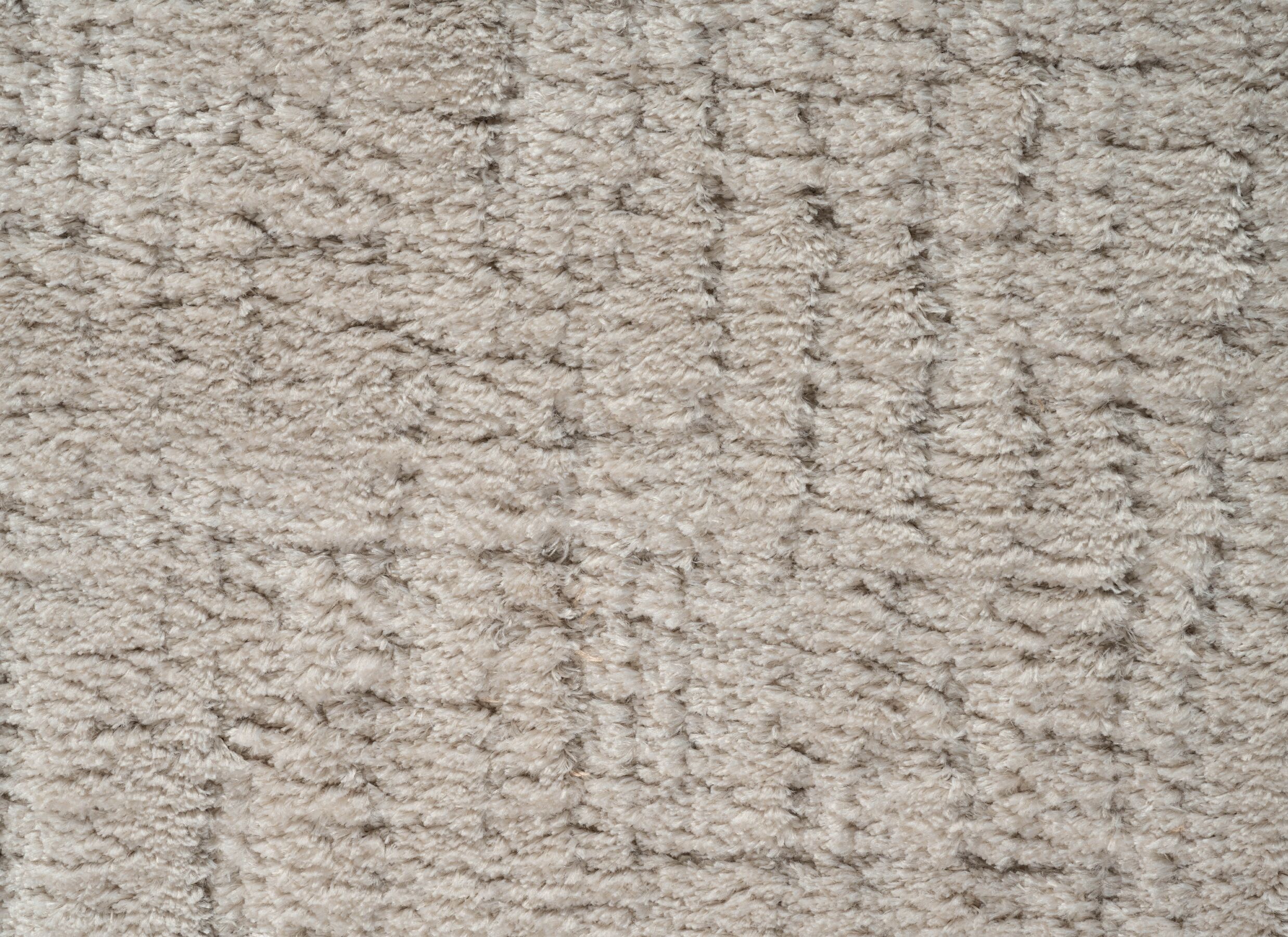Detail - Tapis rond Madagaskar Ø160cm - fibre de polyester - beige