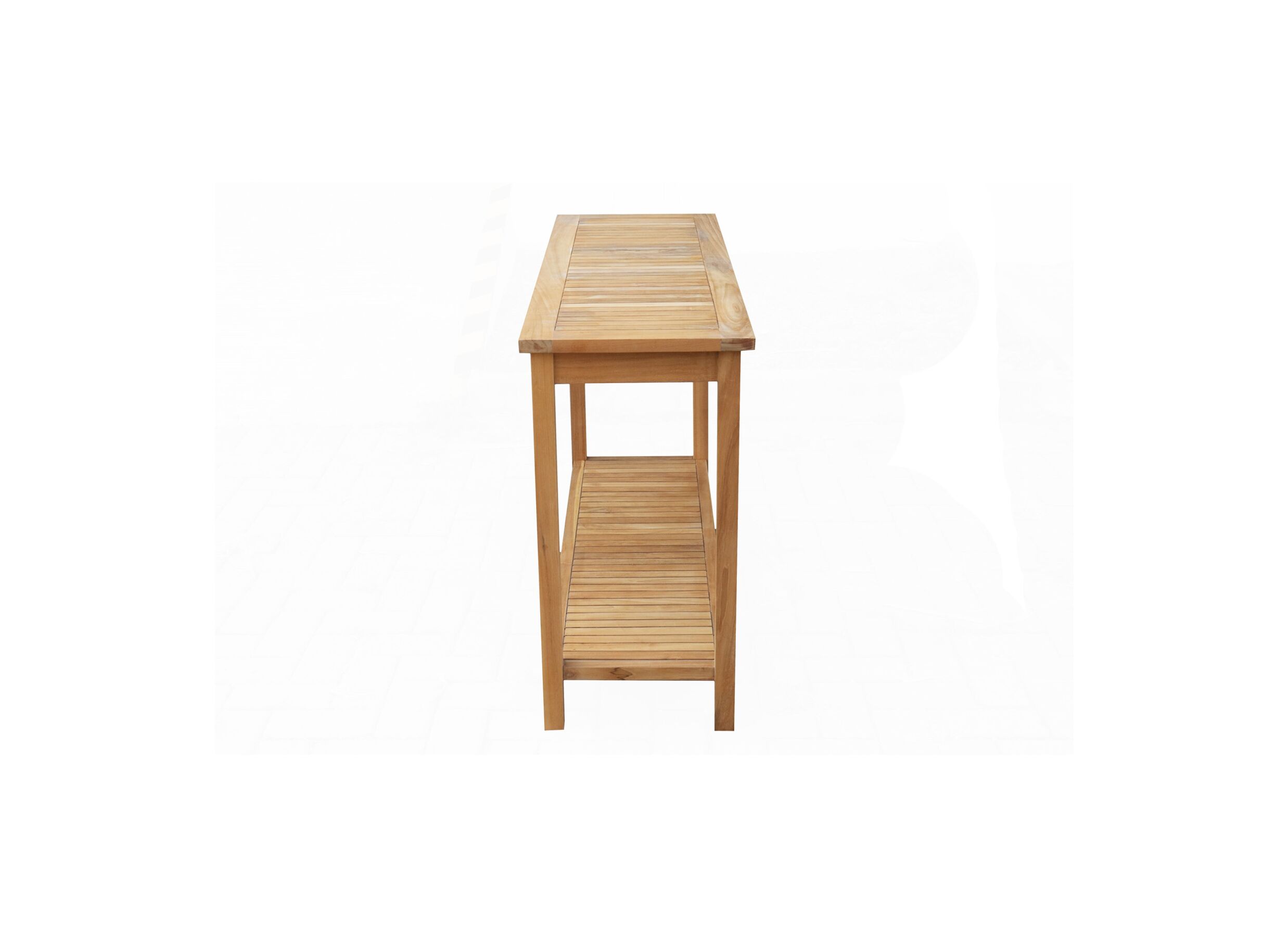 Aperçu - Table d'appoint Garden 120x40cm - naturel - teck massif
