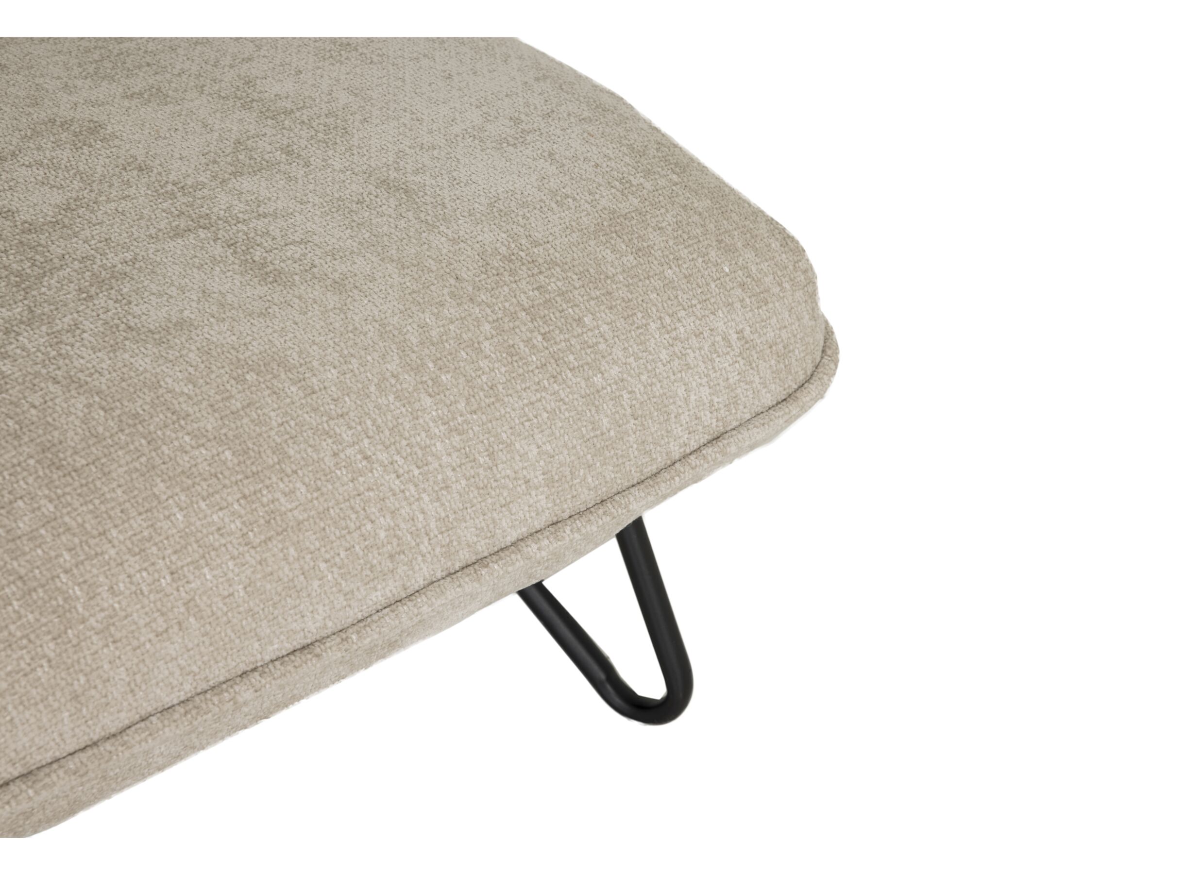 Detail - Fauteuil Guts 67,5x93x82cm - bouclé - beige