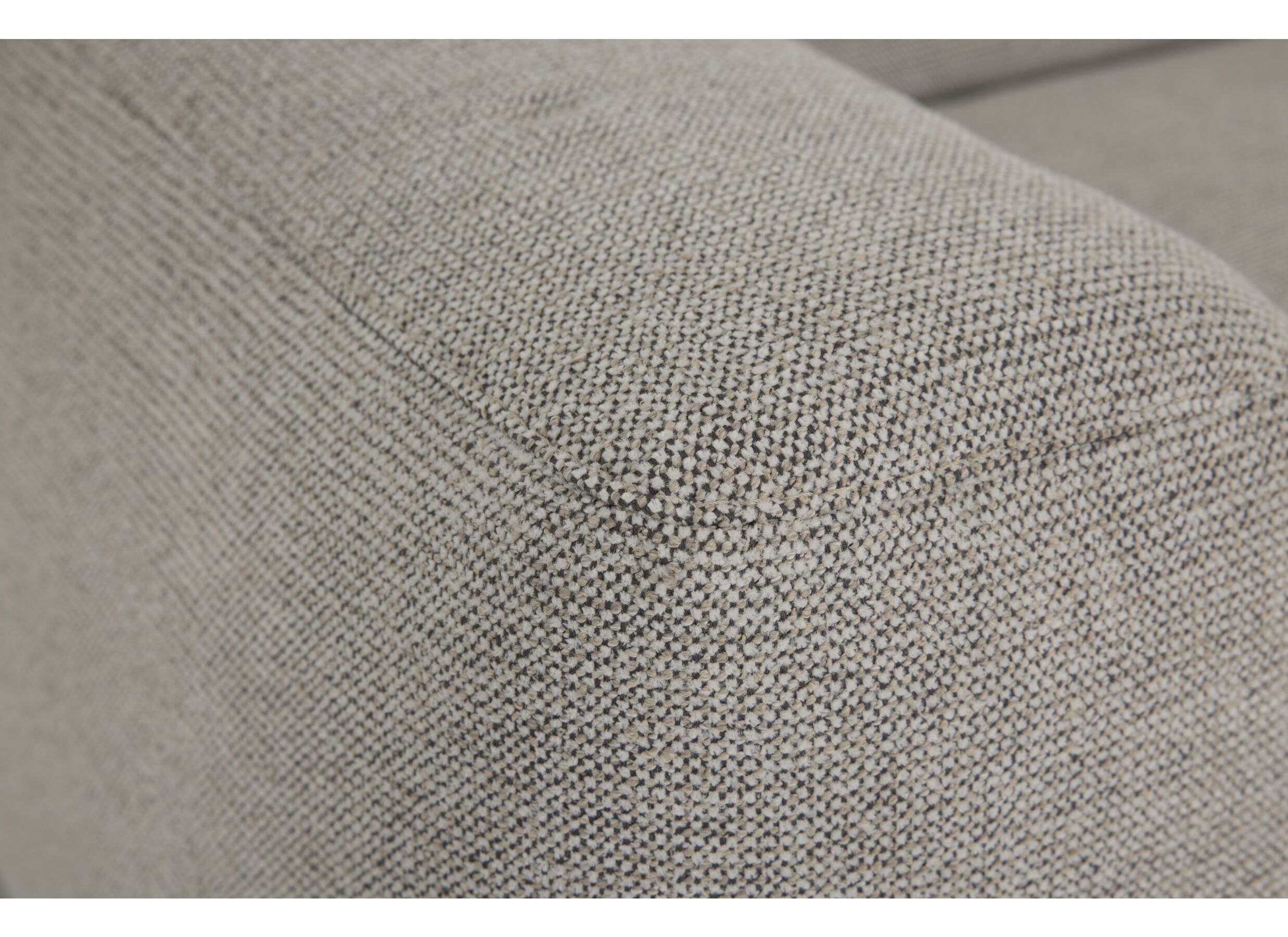 Canapé d'angle Culebra 299x231cm - tissu - beige avec relax