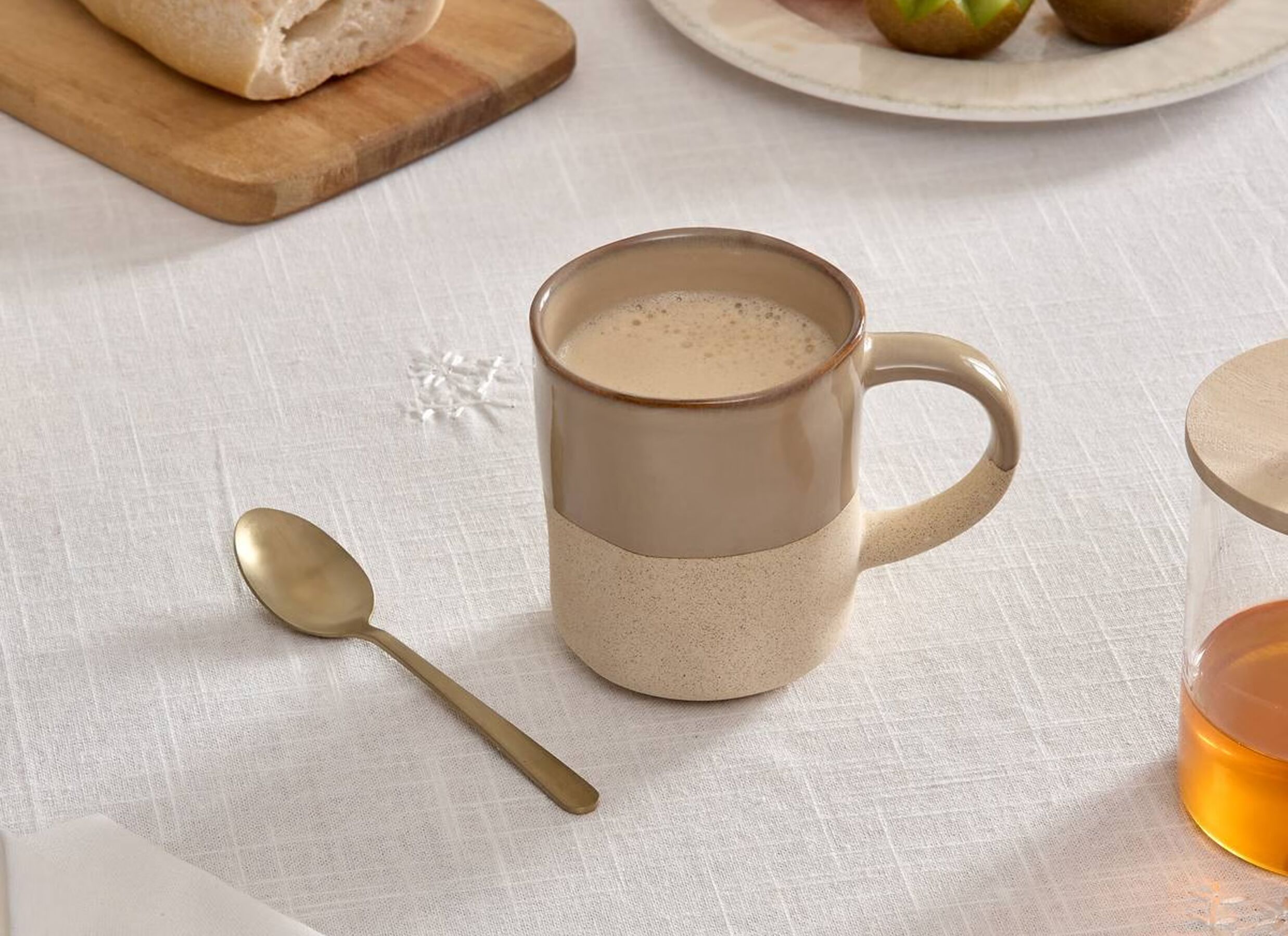 Foto ambiance - Mug Kate 34cl - grès - beige