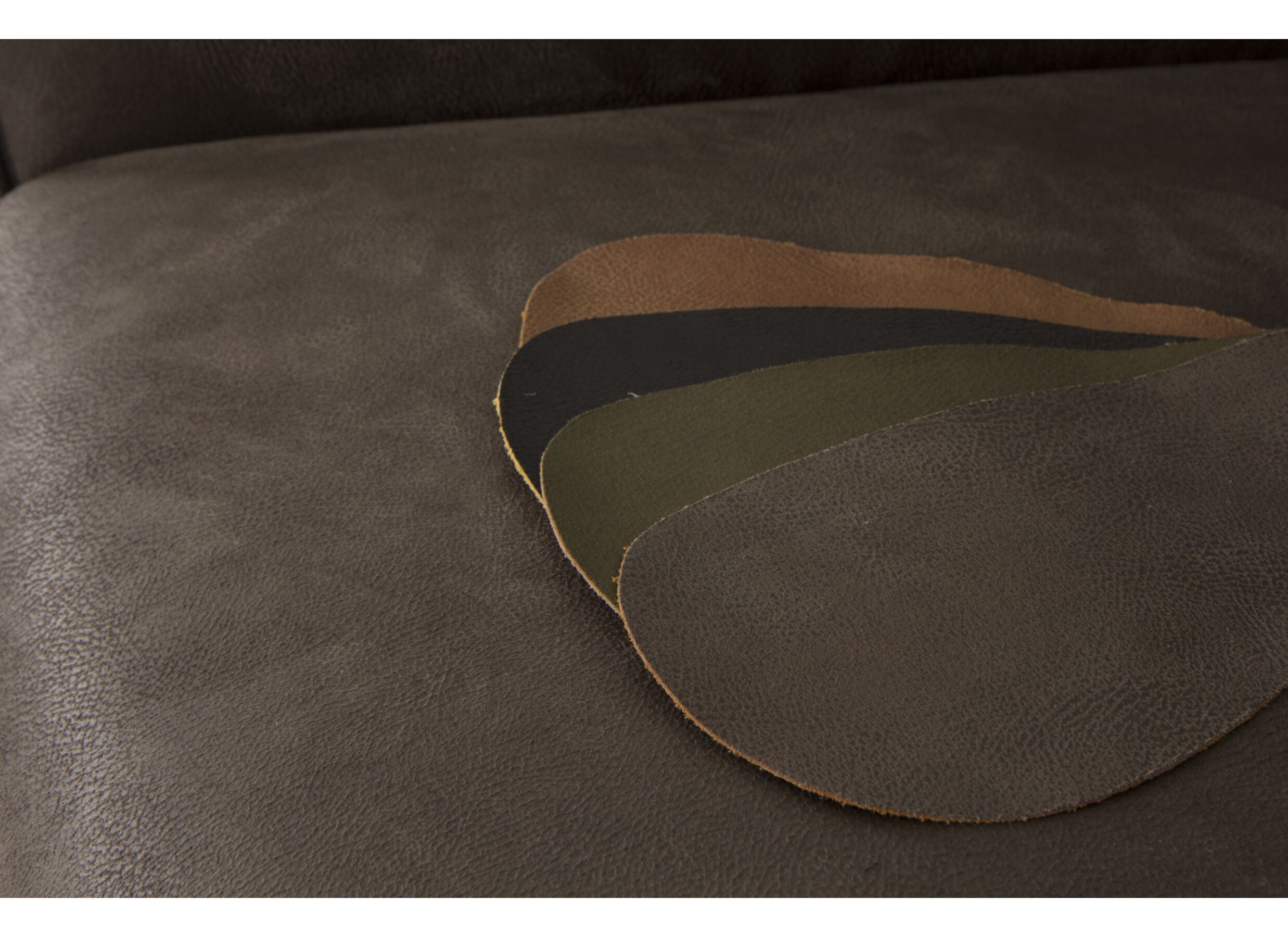 Couleurs - Canapé d'angle Flow 287x238cm - tissu - gris