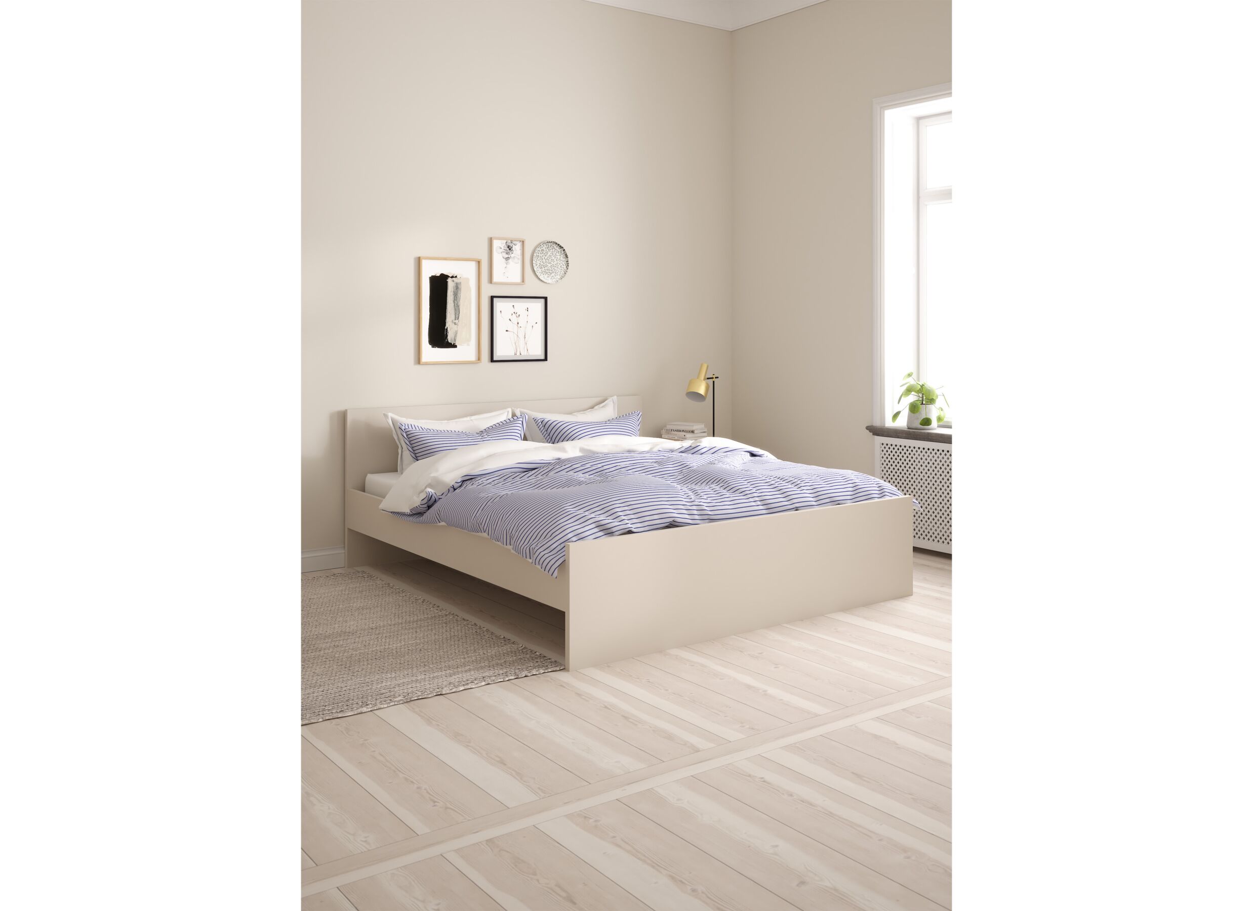 Sfeerfoto - Bed Naia 180x200cm - decor - cashmere