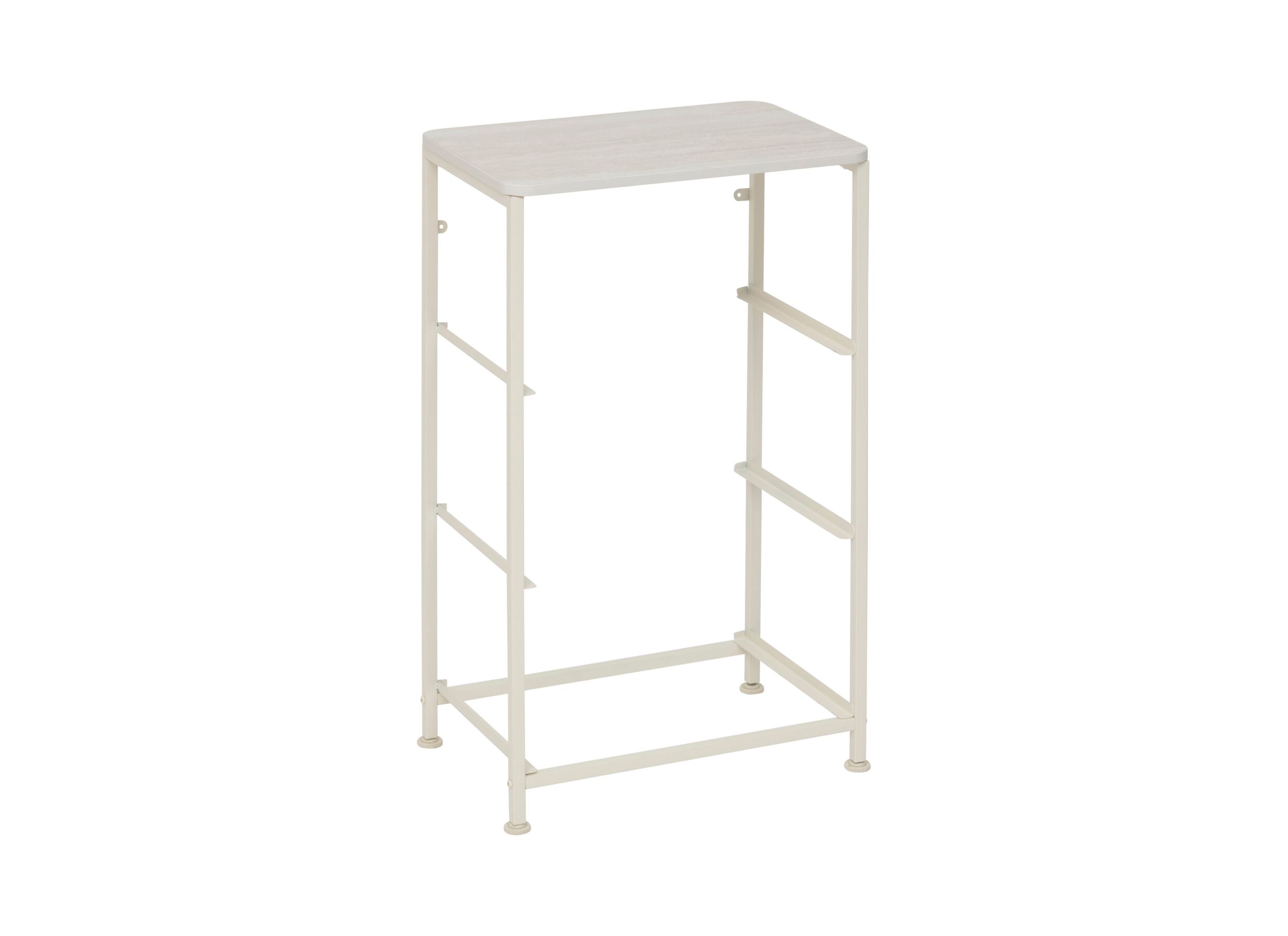 Disposition - Commode Tissa 45x30x73cm - acier & MDF - beige