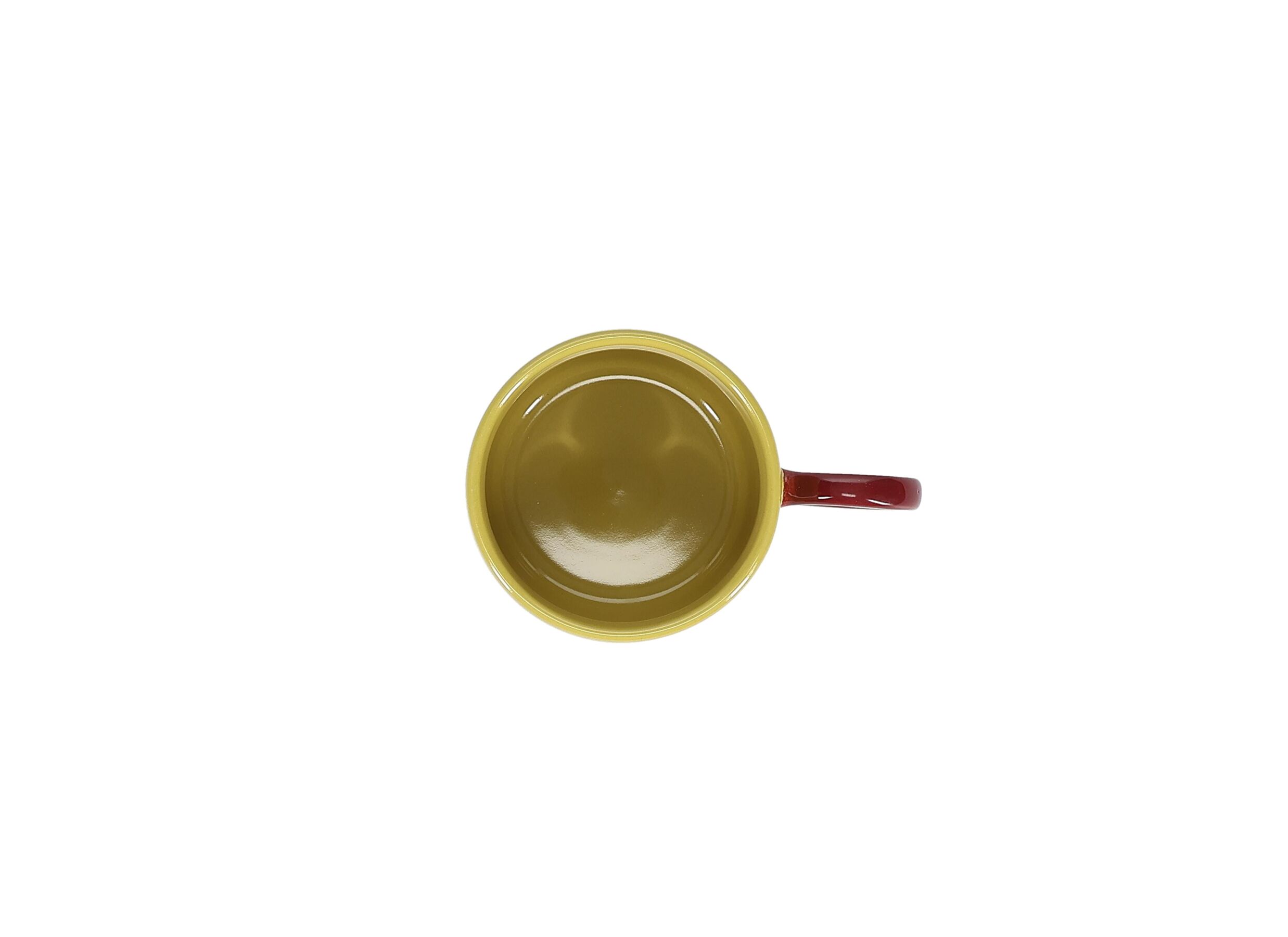 Aperçu - Mug Lou 28cl - stoneware - jaune & bordeaux