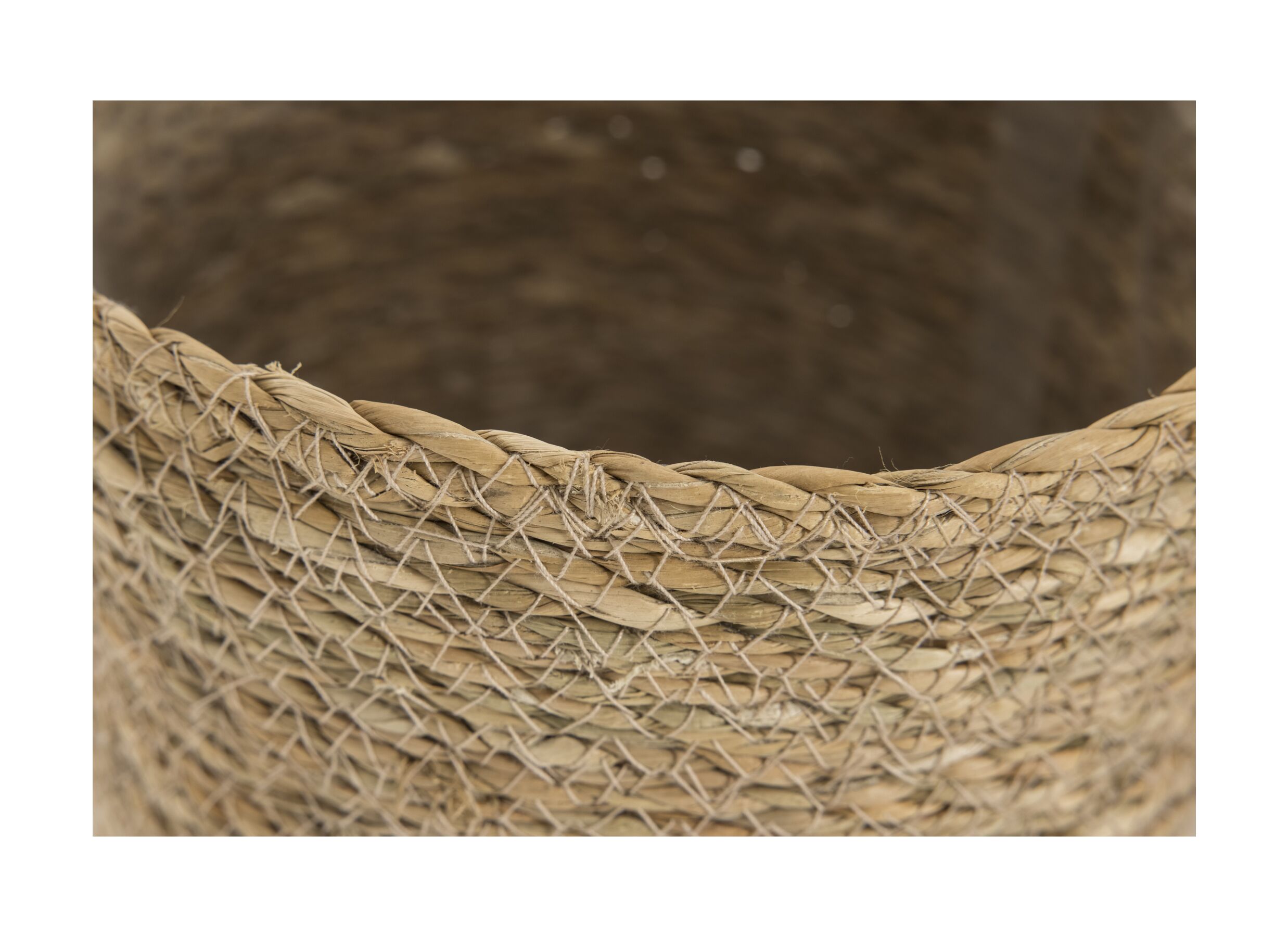 Detailfoto - Bloempot Bota set van 3 - zeegras - naturel