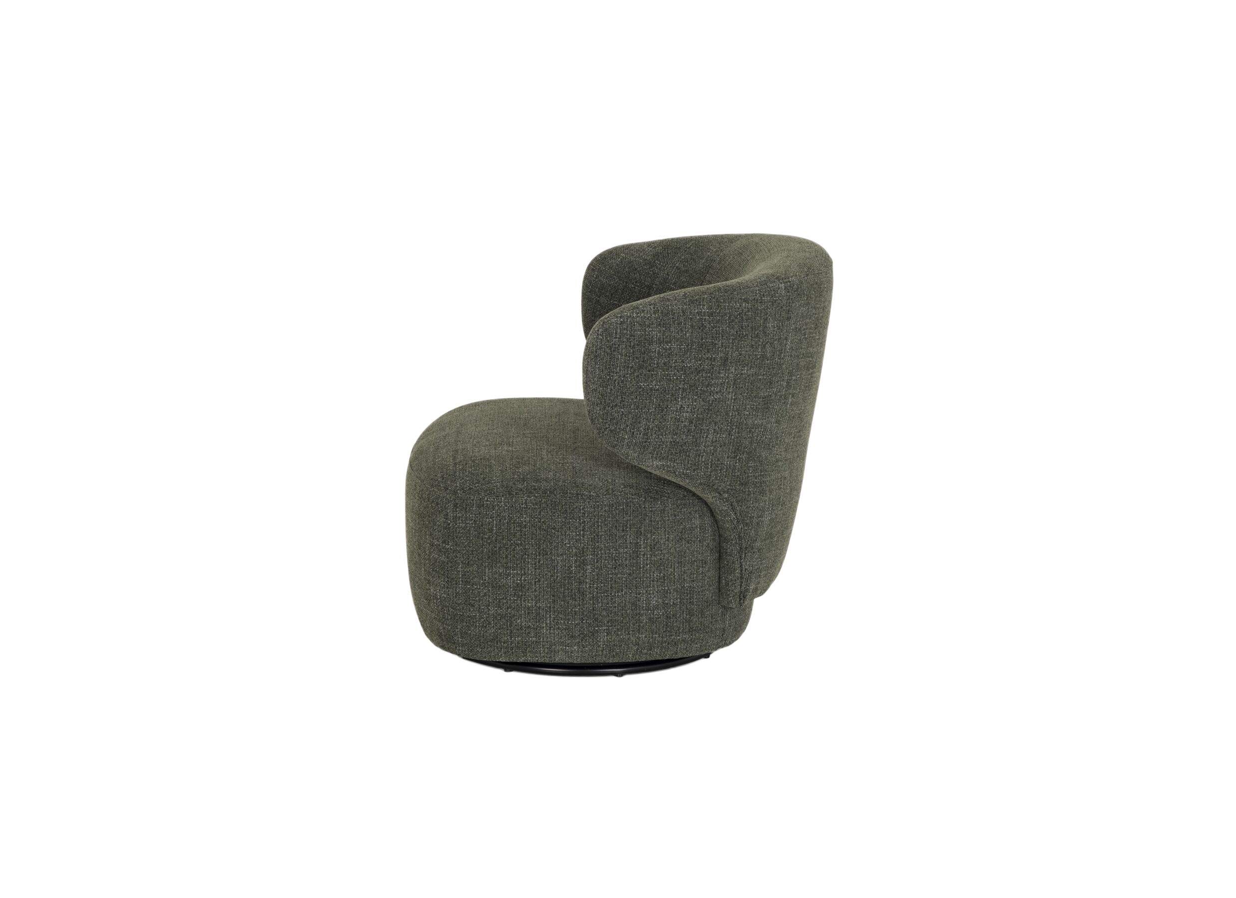 Overzichtsfoto - Draaifauteuil 80x81x70cm - katoen - chacha groen