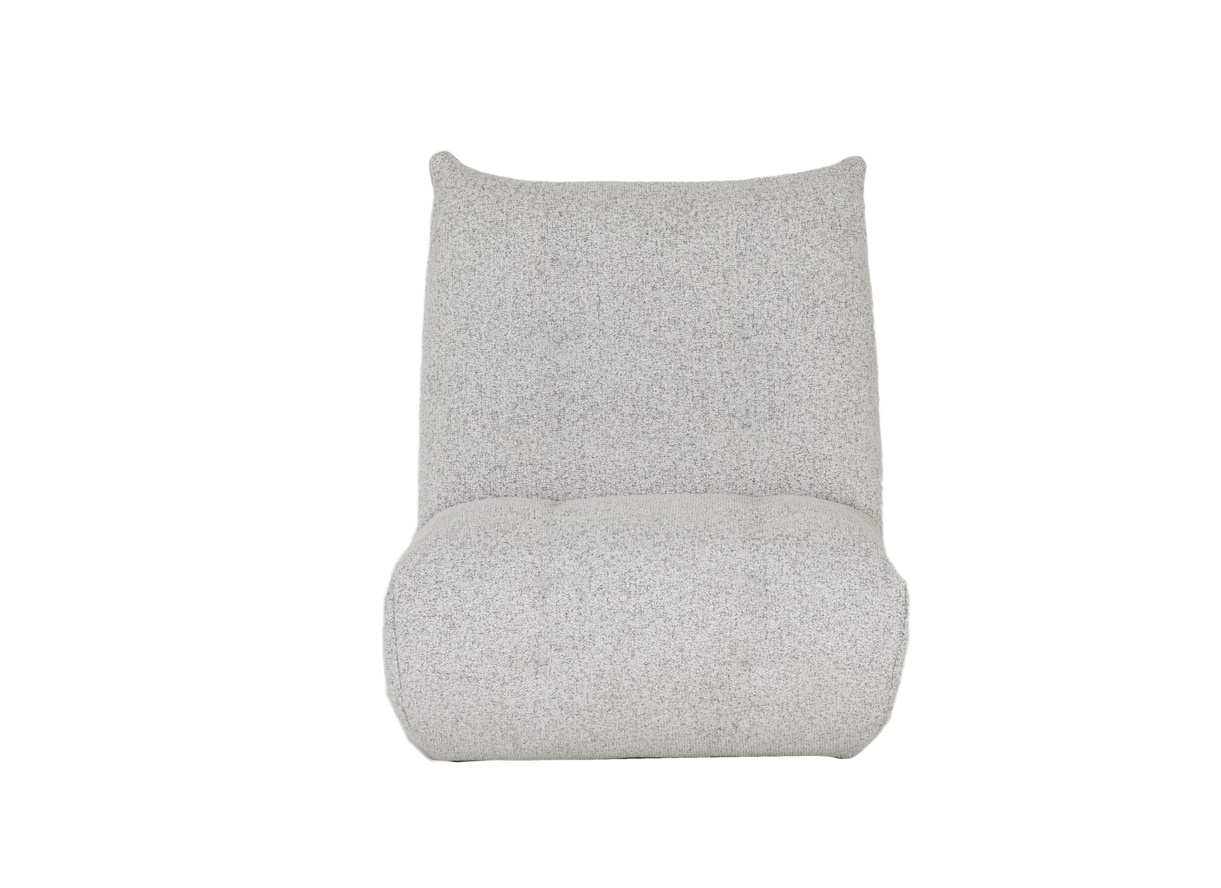 Aperçu - Canapé Schiva 1 place - tissu - gris claire