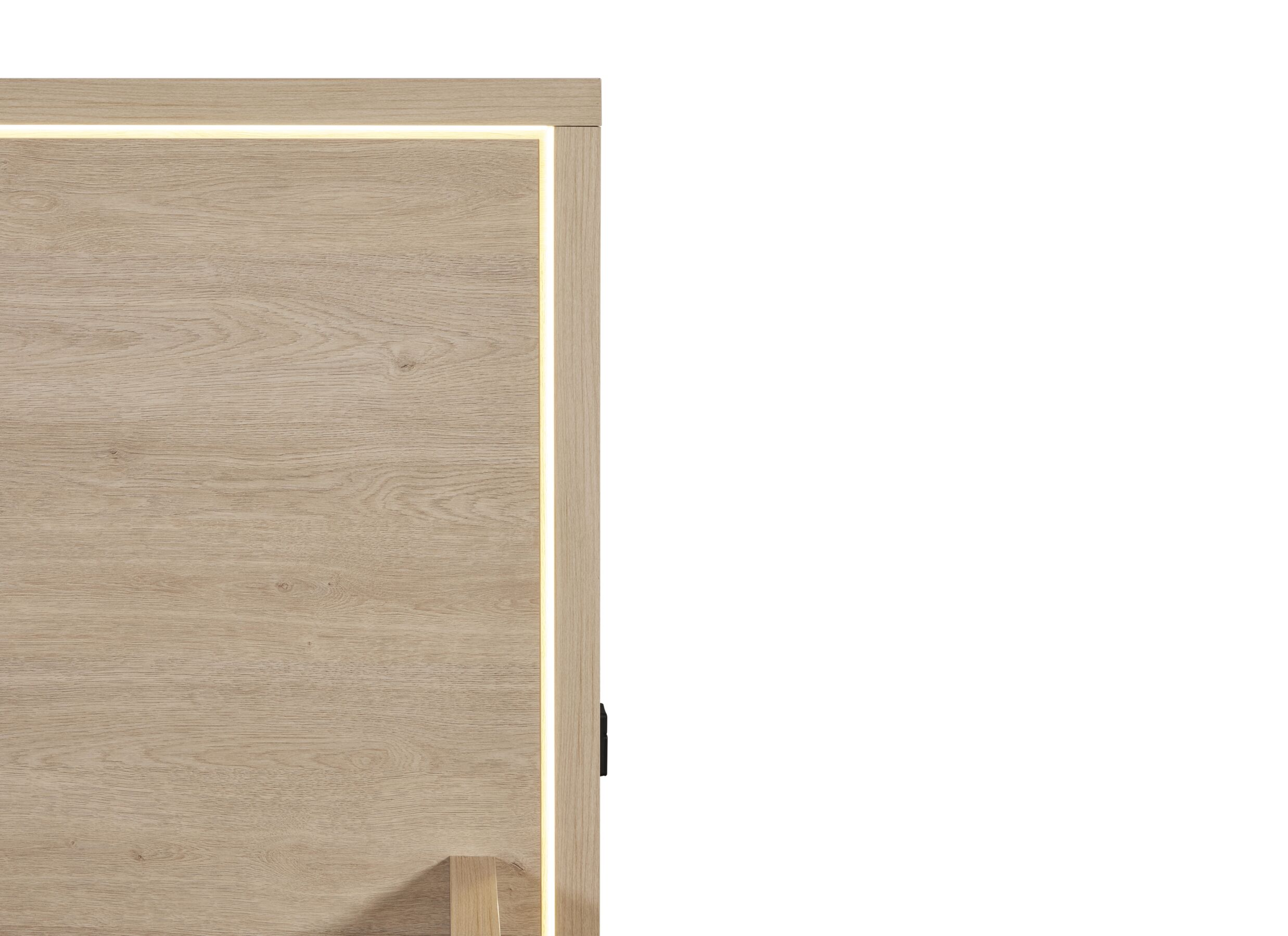 Detailfoto - Bed Udine 160x200cm - decor - urban oak
