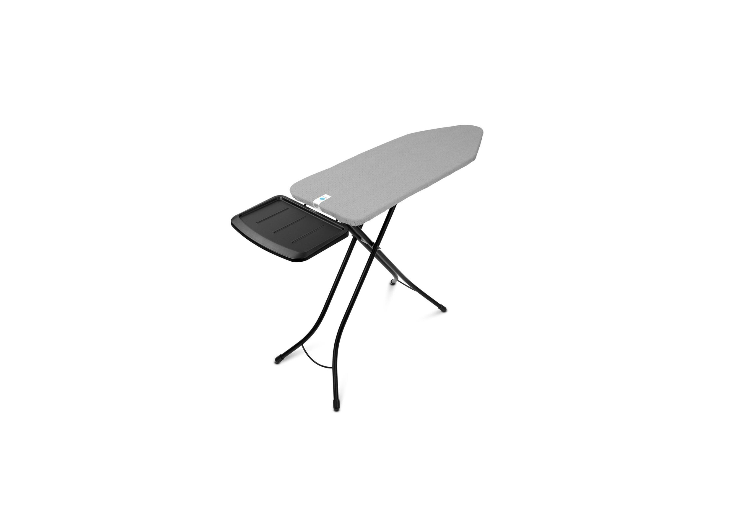 Strijkplank C solide stoomunithouder Brabantia 124x45cm - staal - grijs - Strijkplank C solide stoomunithouder Brabantia 124x45cm - staal - grijs