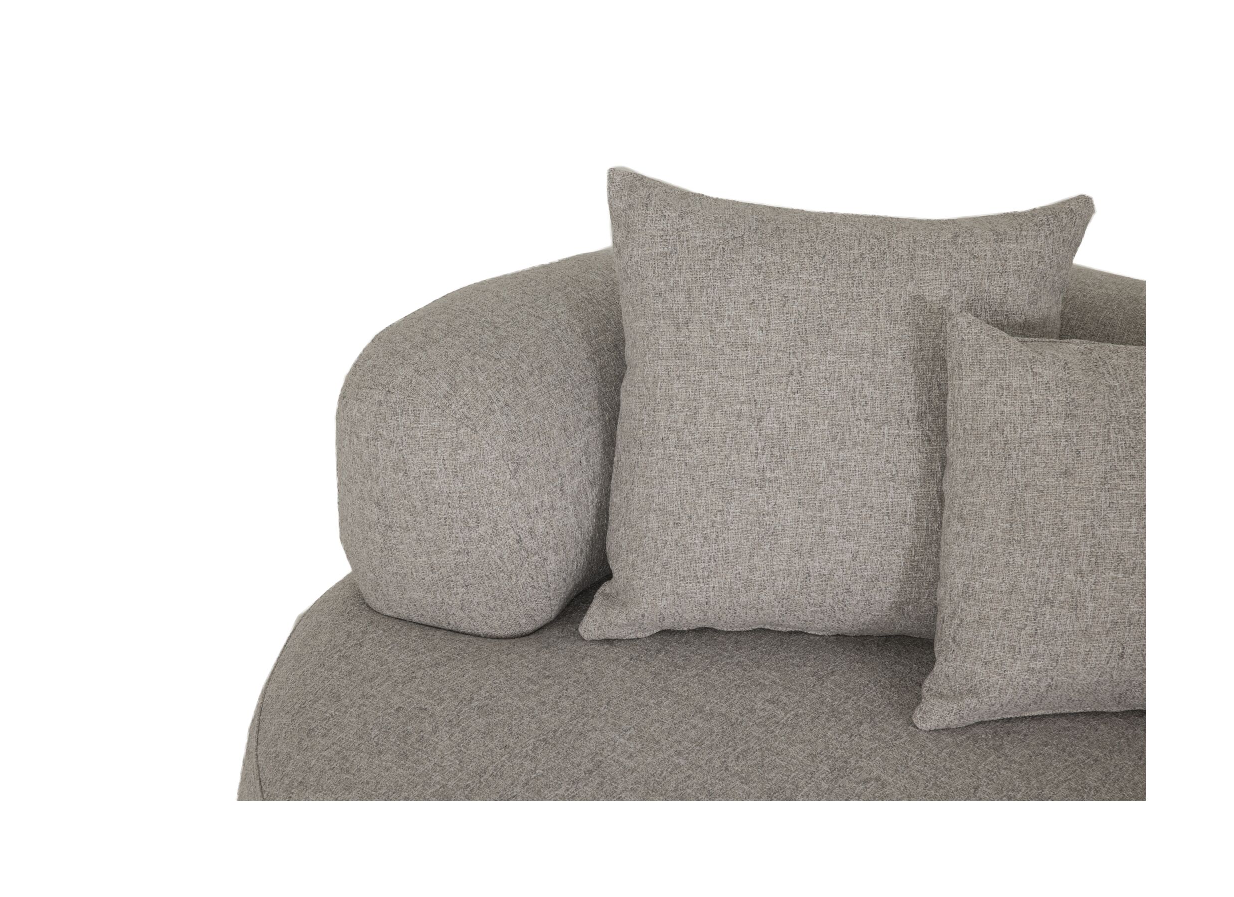 Detail - Canapé Raja 364x135cm - tissu - beige