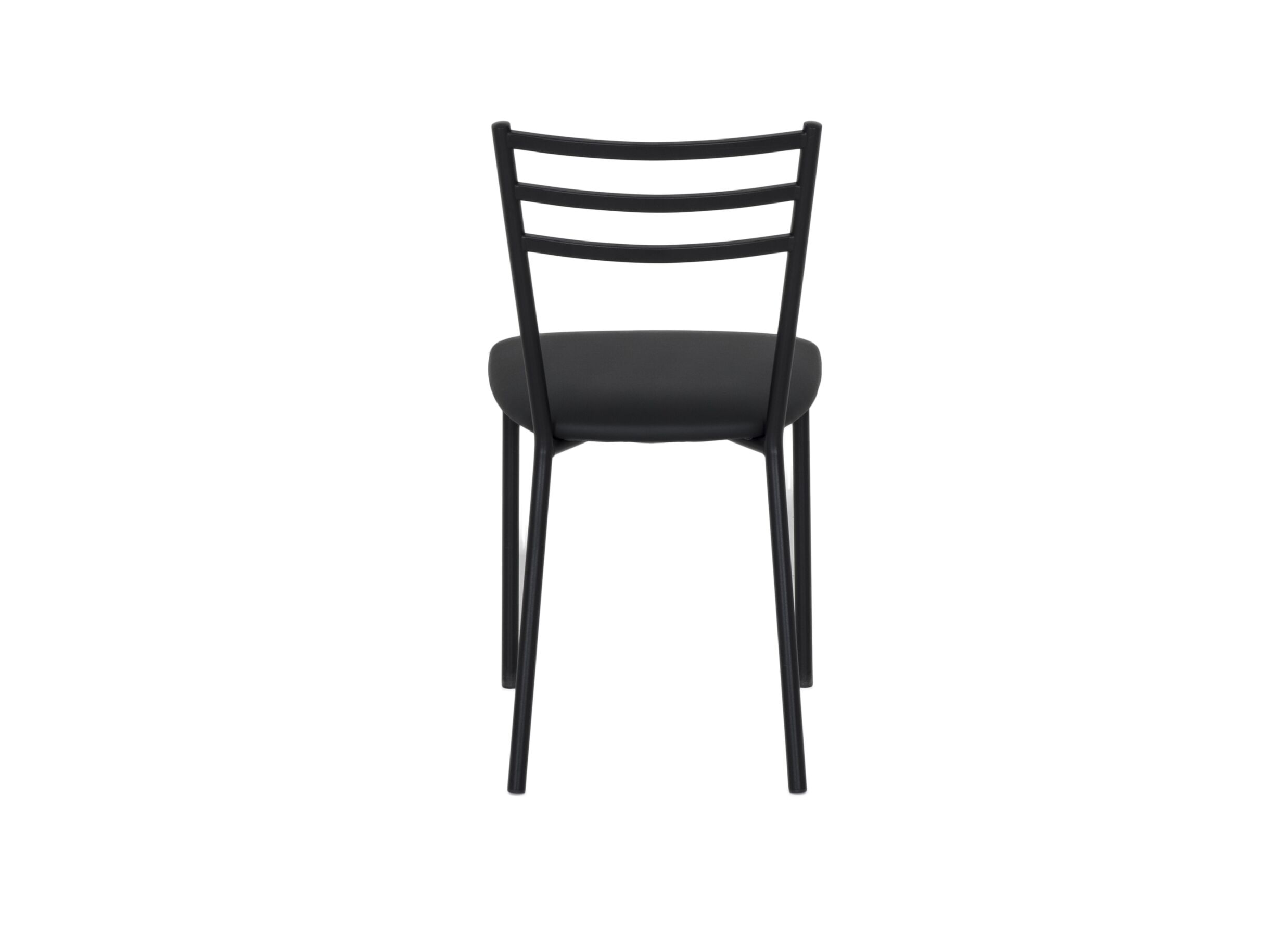 Aperçu - Chaise Romy 46,5x55x81,5cm - tissu/métal - noir