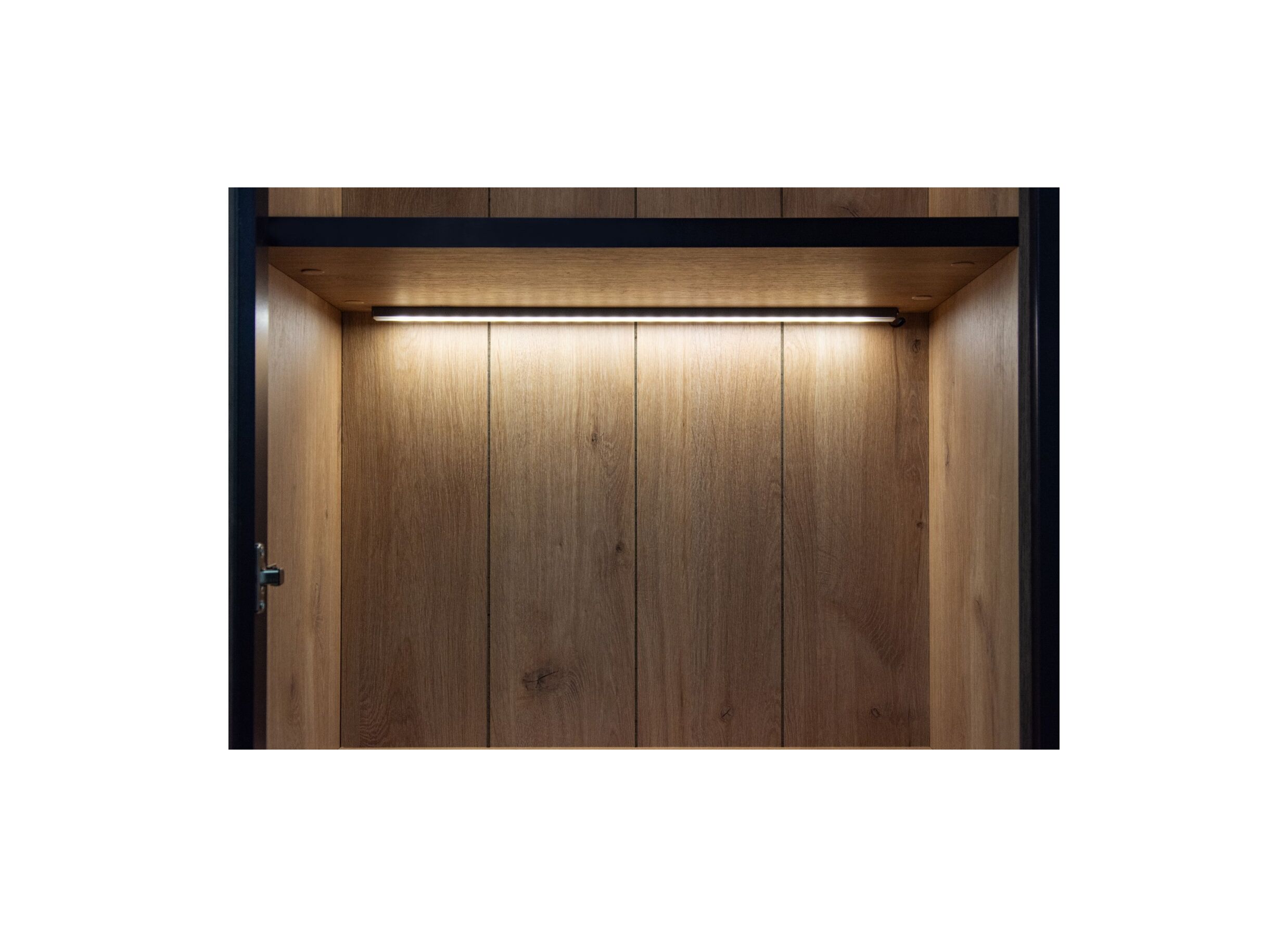Detailfoto - LED verlichting Valencia met 1 glasdeur