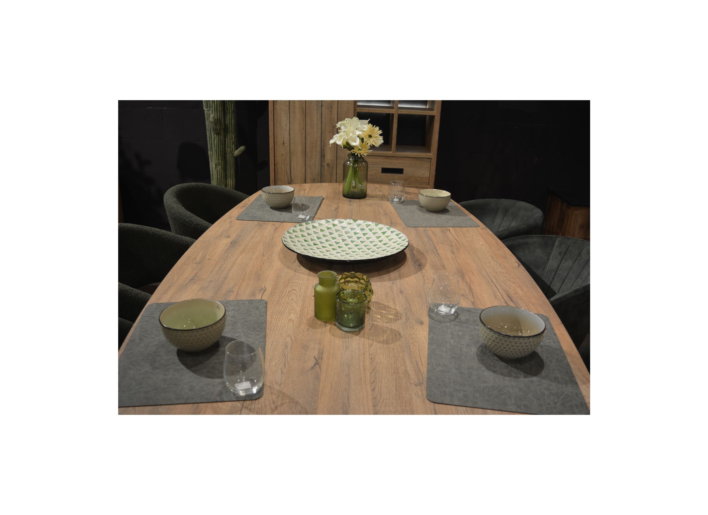 Table Otto Piero 230x119cm - film décoratif - scarlet chêne