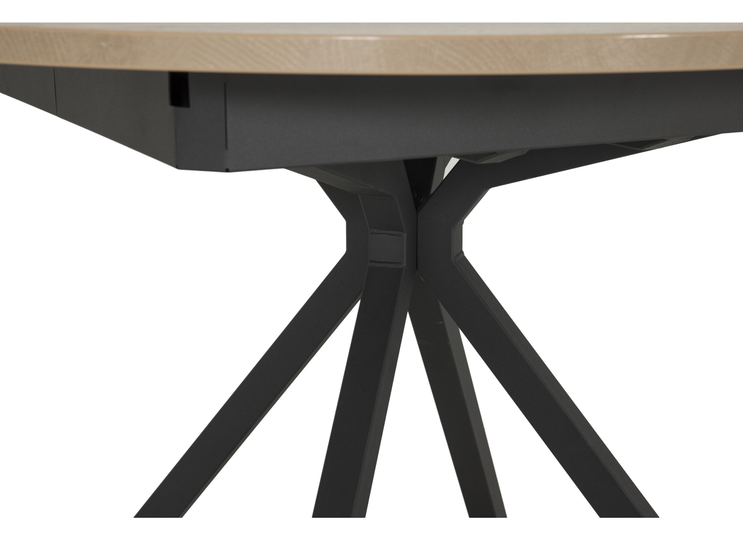 Ronde tafel Onyx Ø120/162,5Øcm - HPL - eik